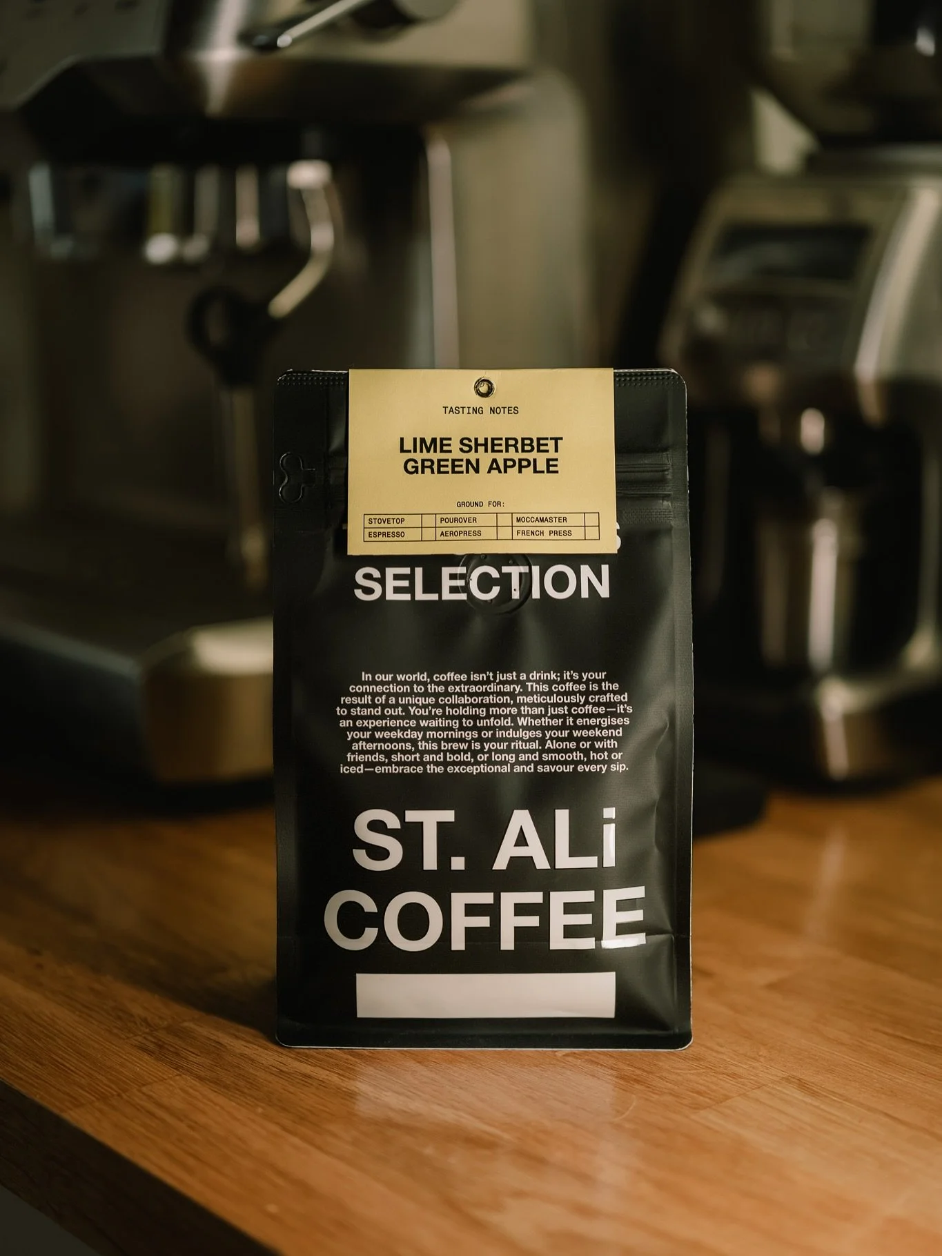 The ritual continues. All new coffees must be photographed.