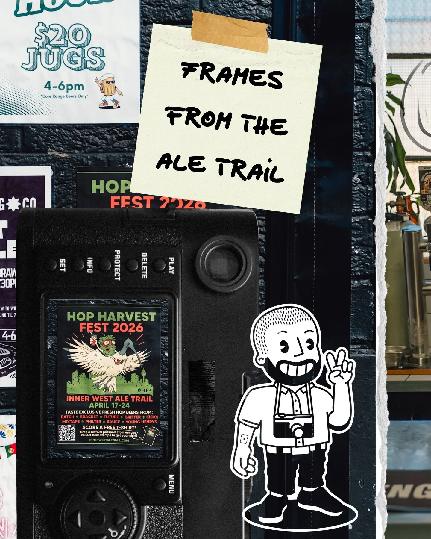 Perfect weather, good food, great beer and somehow eight breweries all walkable from each other. Hit the @innerwestaletrail a week early for a mate&rsquo;s birthday and even caught the opening weekend of @doomjuice. 

Just factor in a Hydralite we di