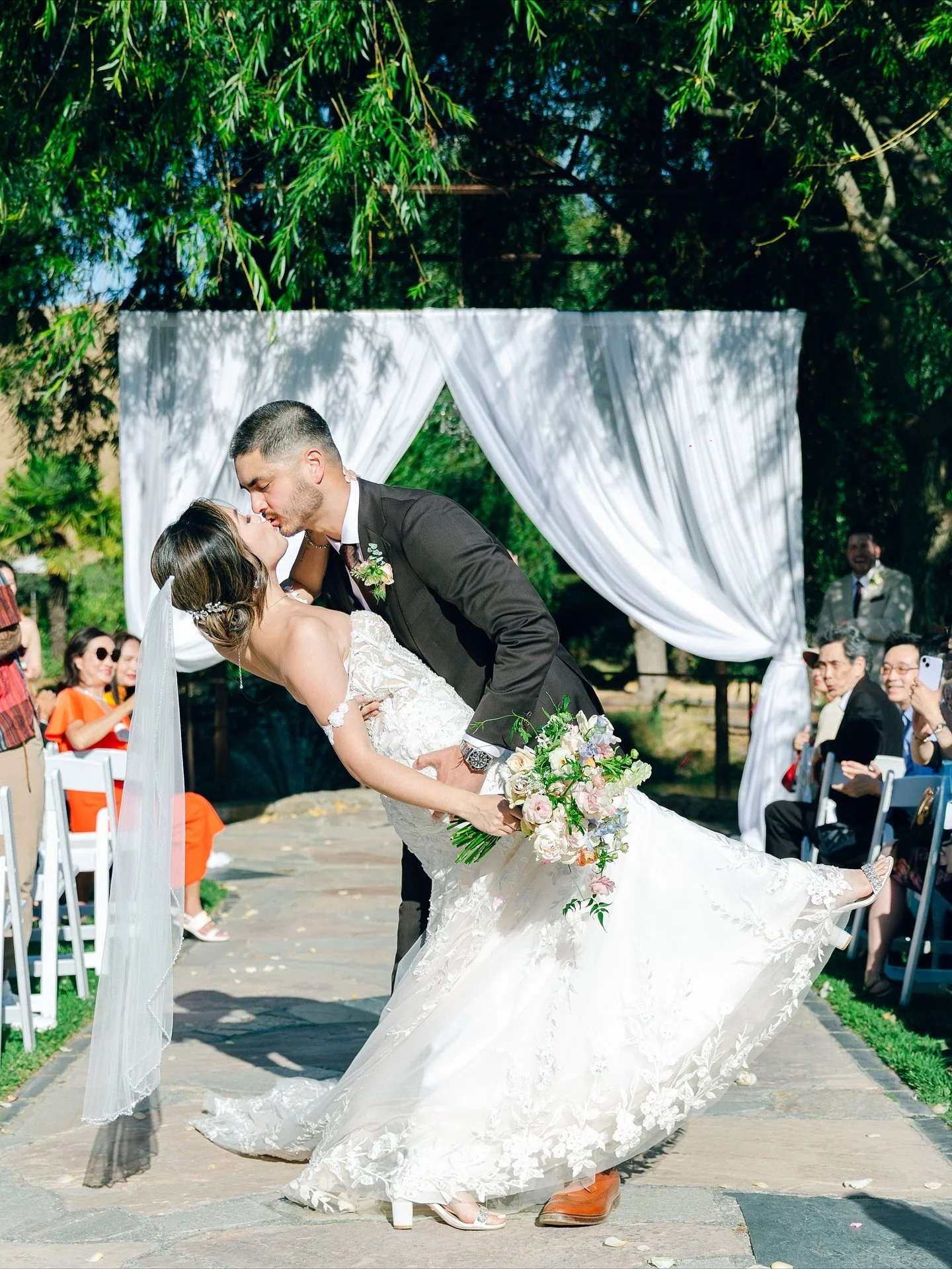 From the quiet tears during vows, to the joy of that first kiss, to the confetti-filled exit kiss &mdash; every moment of a ceremony has its own kind of magic ✨ And let&rsquo;s not forget the bridal party energy that always turns portraits into a cel