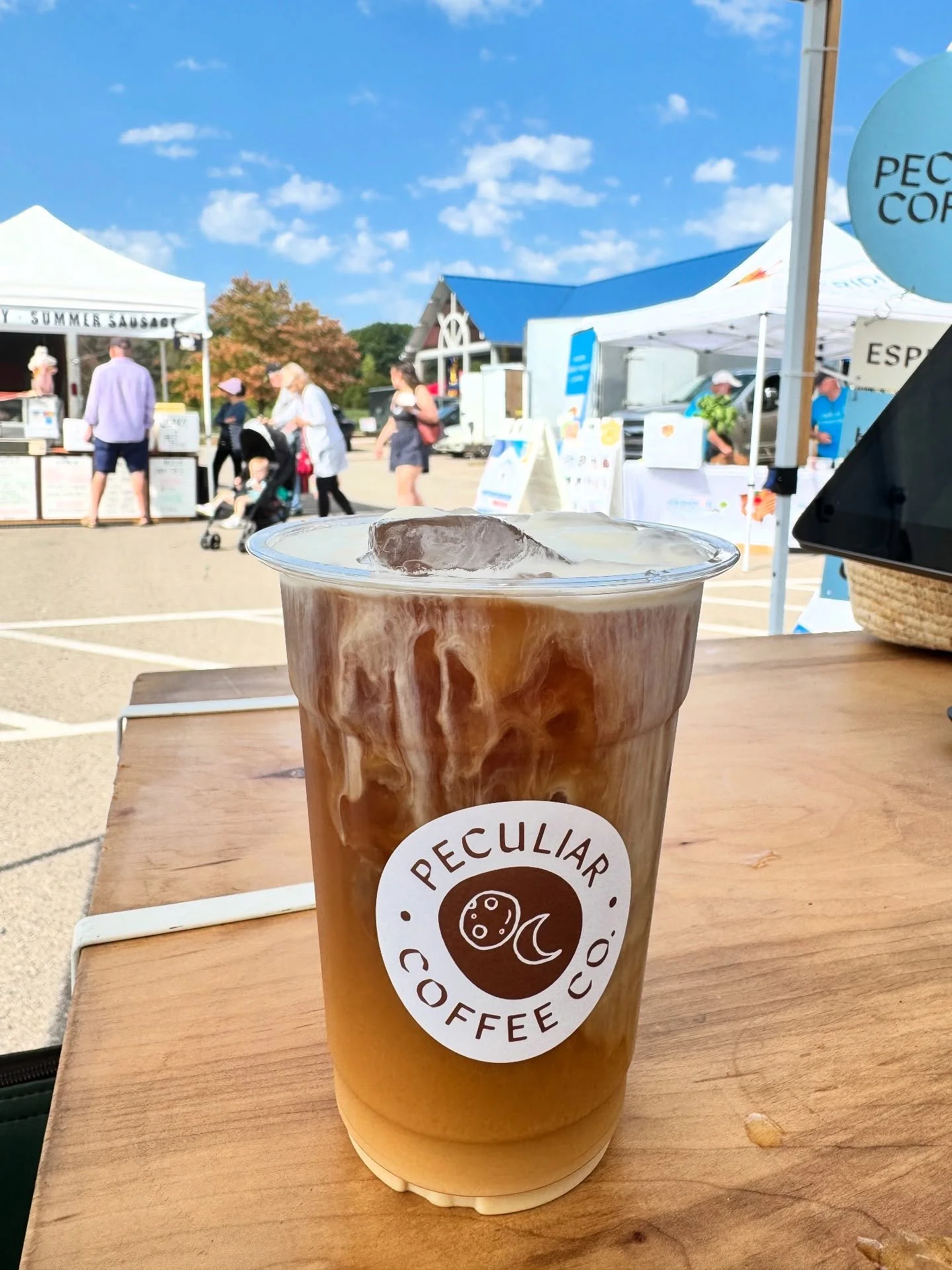 coffee, coffee, coffee ☕️ 

happy national coffee day from your two peculiar baristas! we love coffee &amp; we love you even more. 

what has been your favorite peculiar coffee order so far? 

#nationalcoffeeday #peculiarcoffeeco