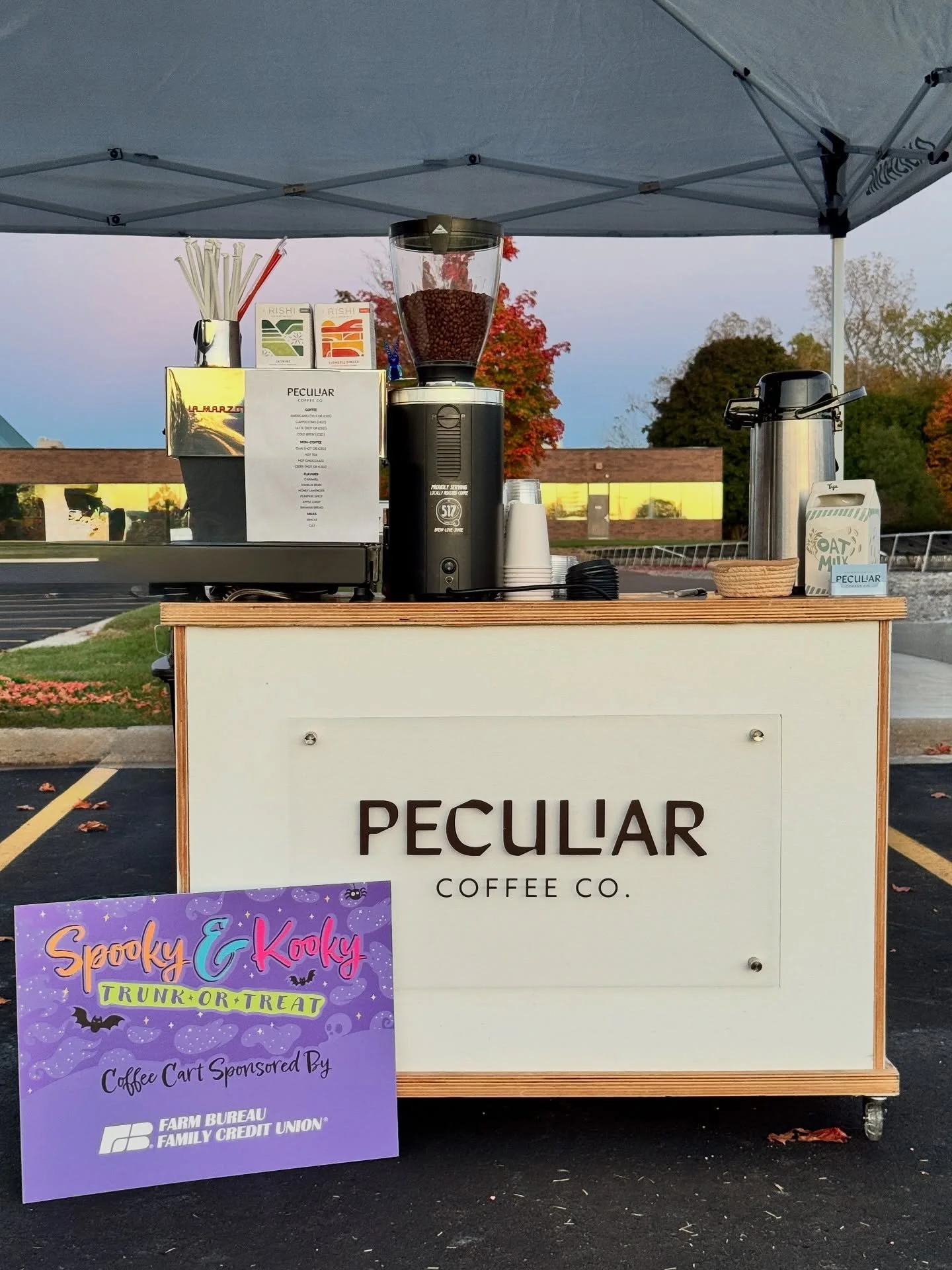 We had such a great time yesterday at the Farm Bureau Spooky &amp; Kooky Trunk or Treat! There&rsquo;s nothing quite like a cup of hot cocoa to accompany a great night of Halloween fun! 👻