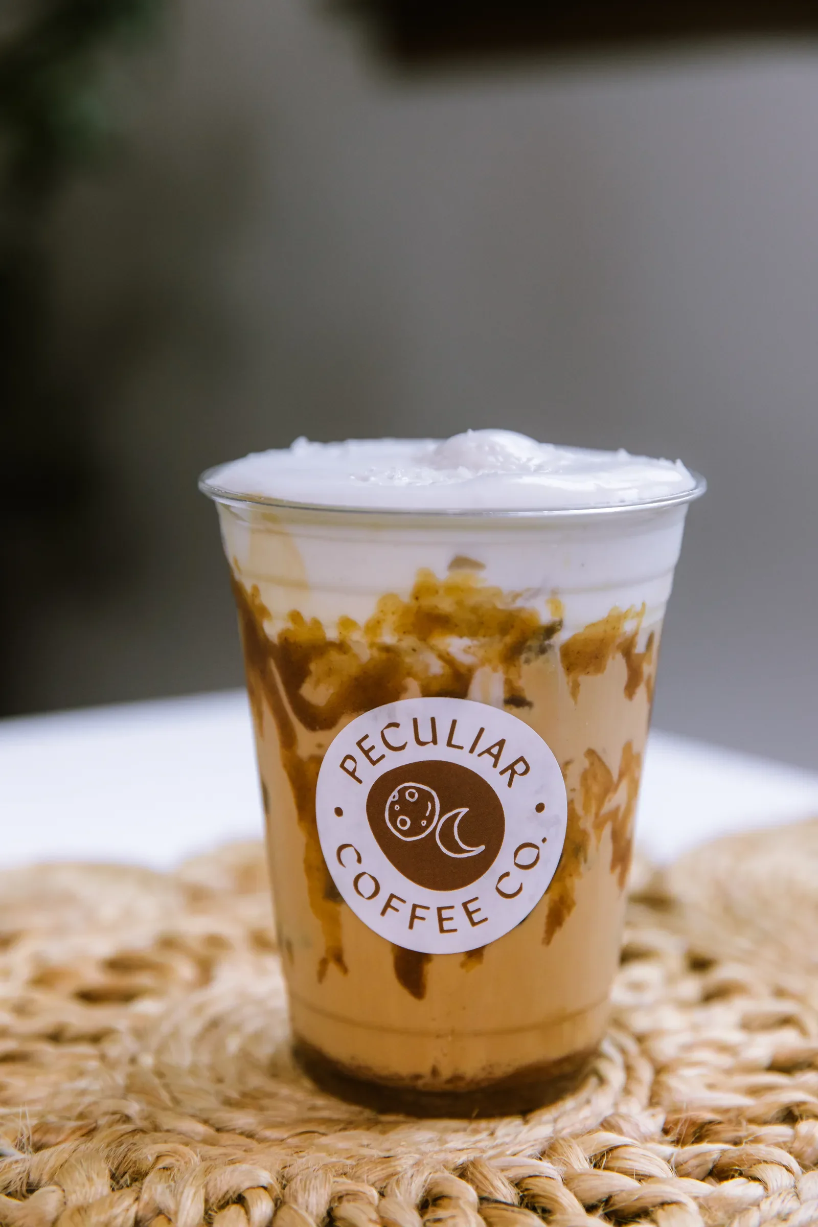 Whipped salted caramel latte