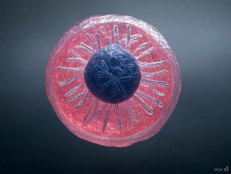 Illustration of a cell representing spontaneous meal skipping