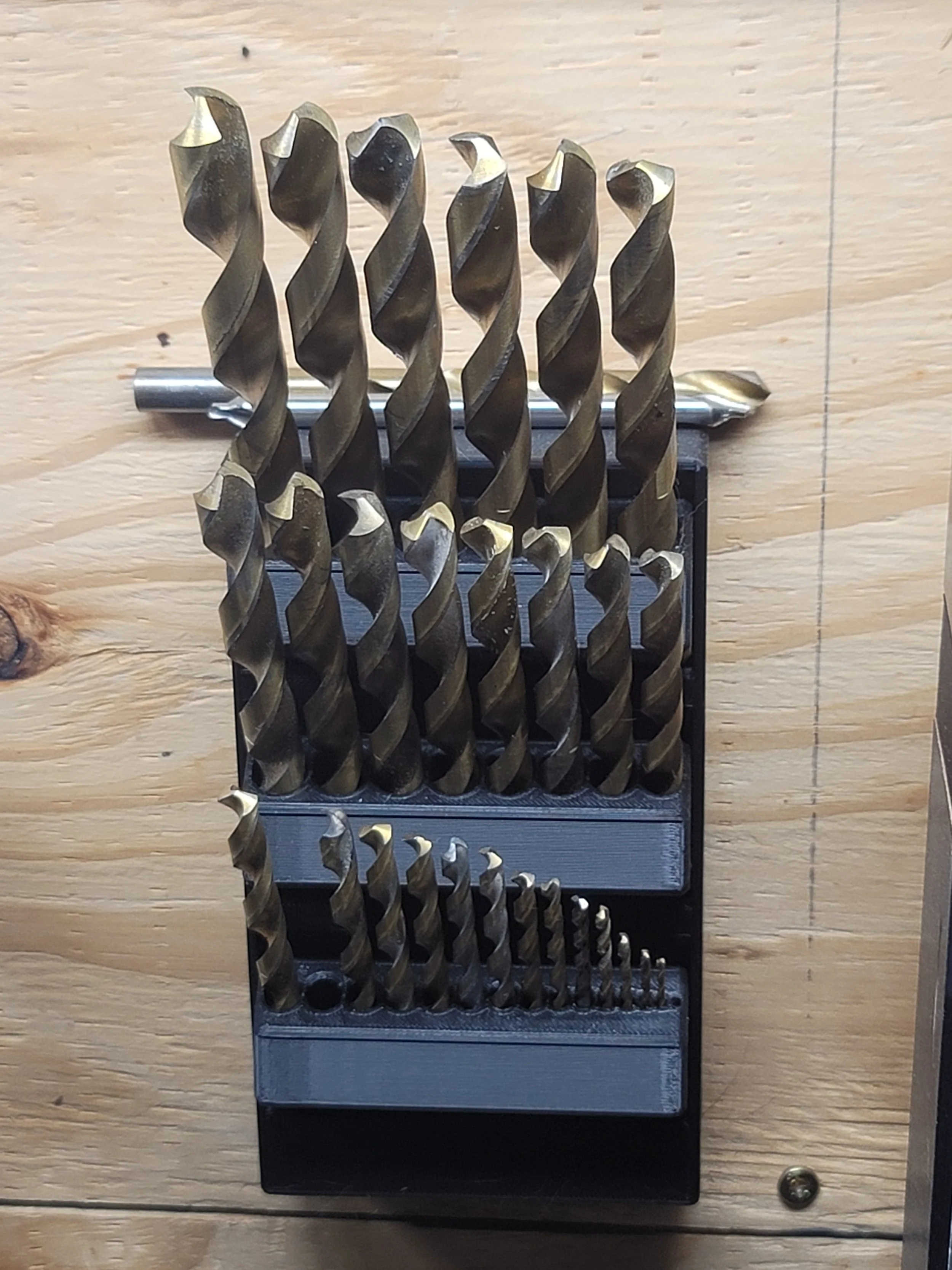 Drill Bit Holder with removable trays