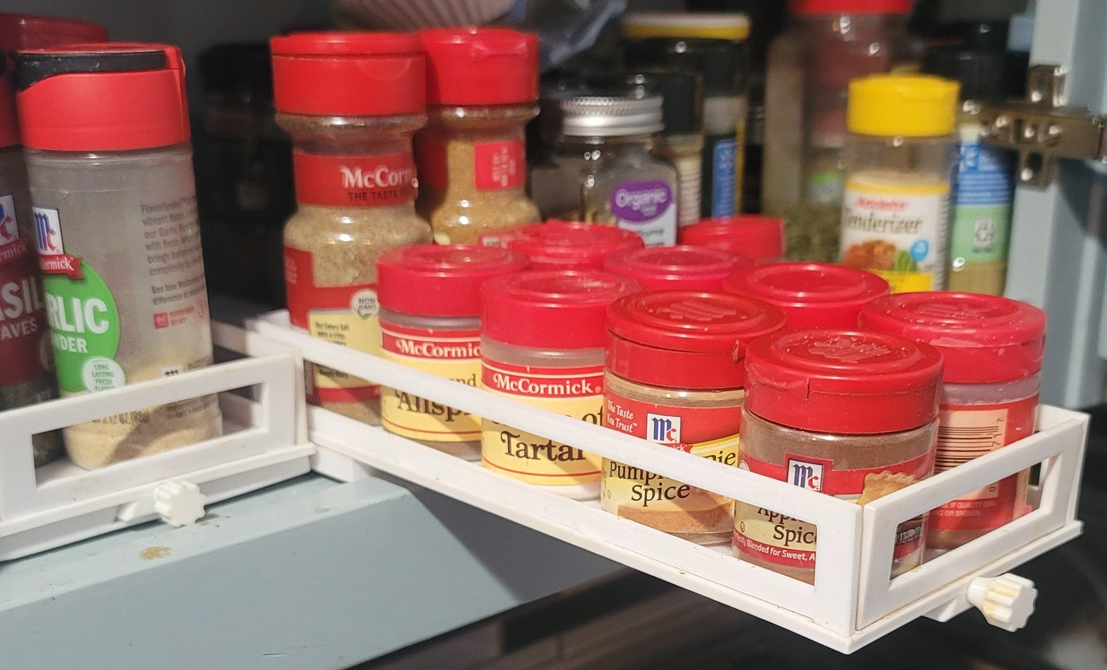 Slide Out Spice Rack
