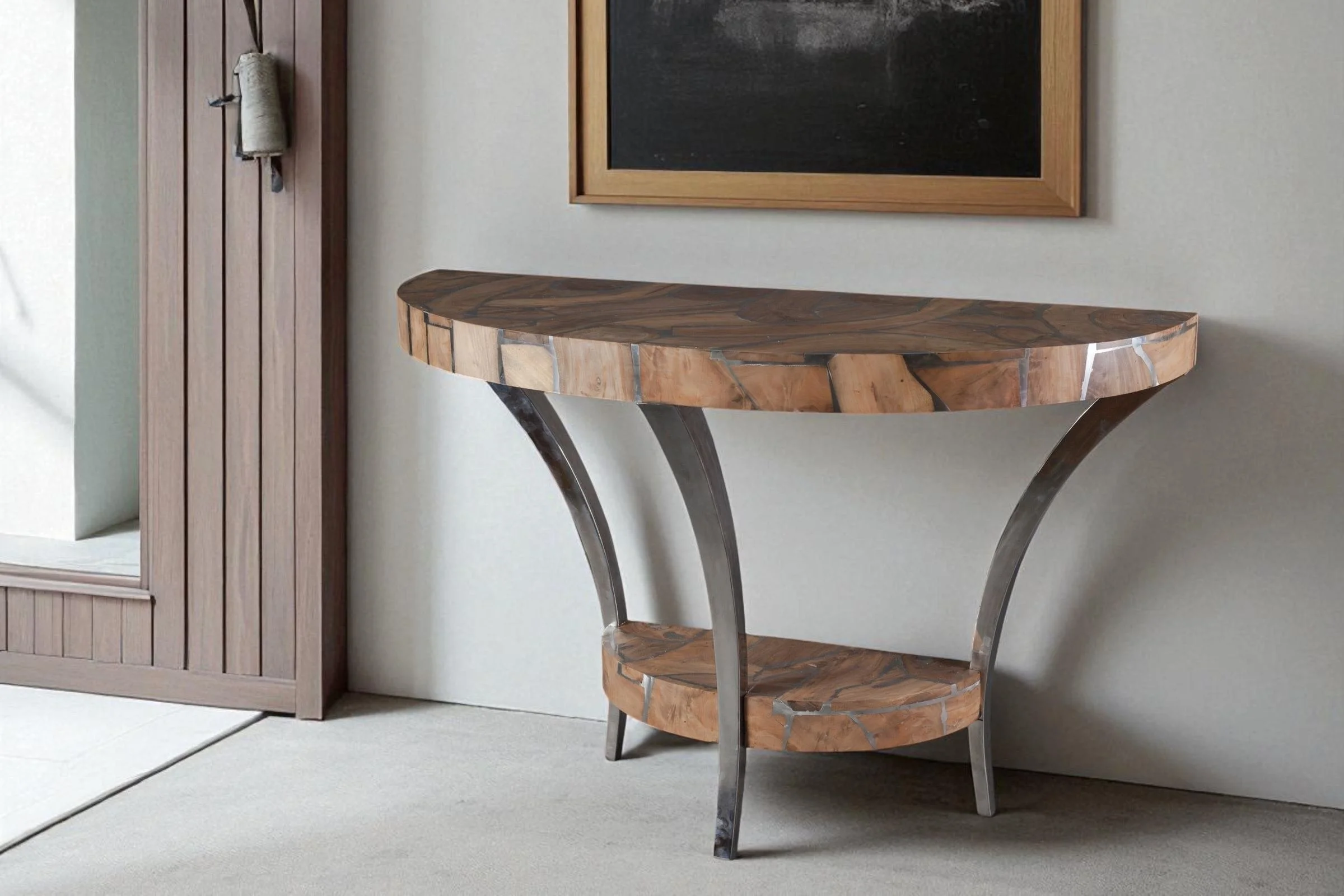 The Kintsugi Half-Moon Console