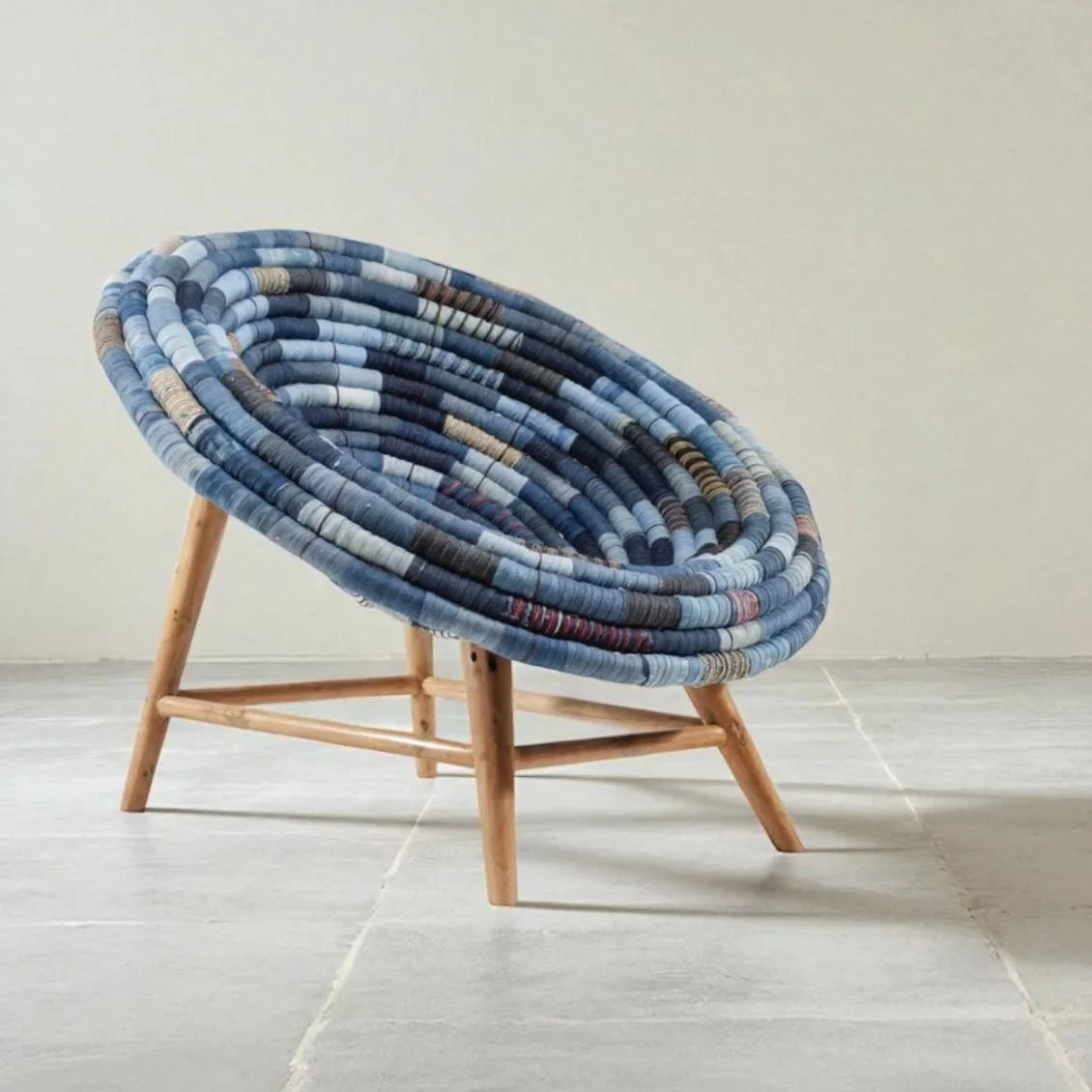 The Indigo Vortex Chair