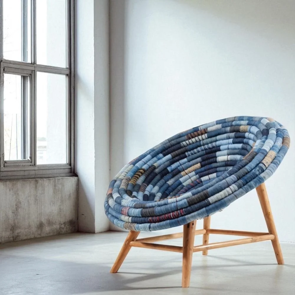 The Indigo Vortex Chair