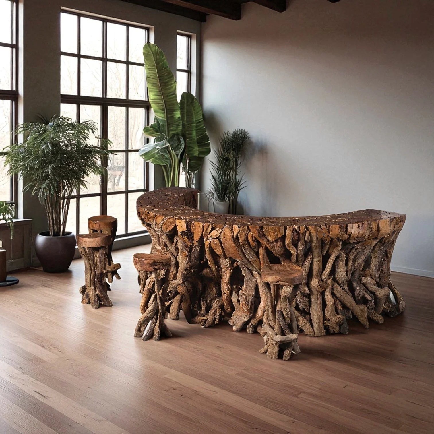 The Botanica Semi-Circle Bar Counter
