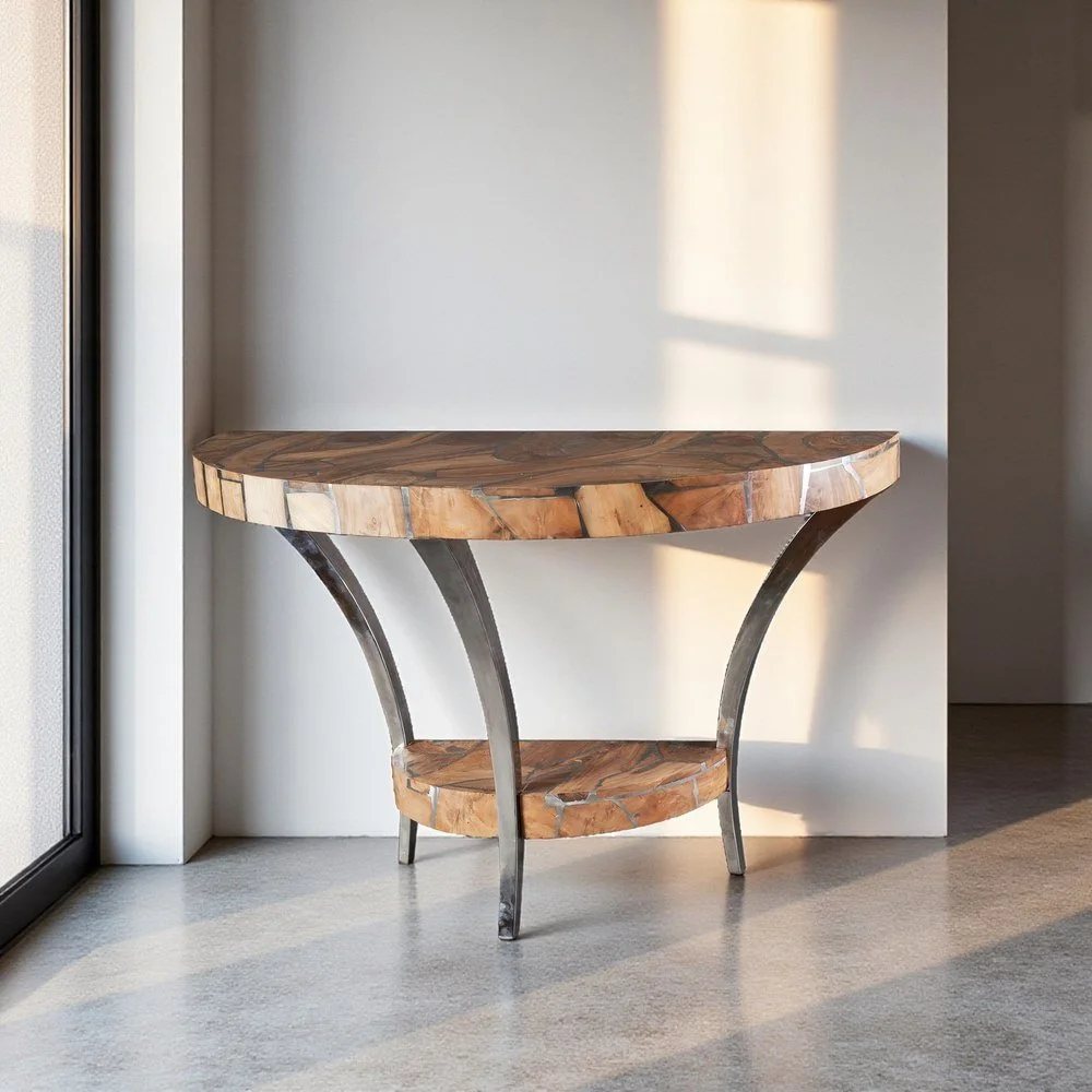 The Kintsugi Half-Moon Console