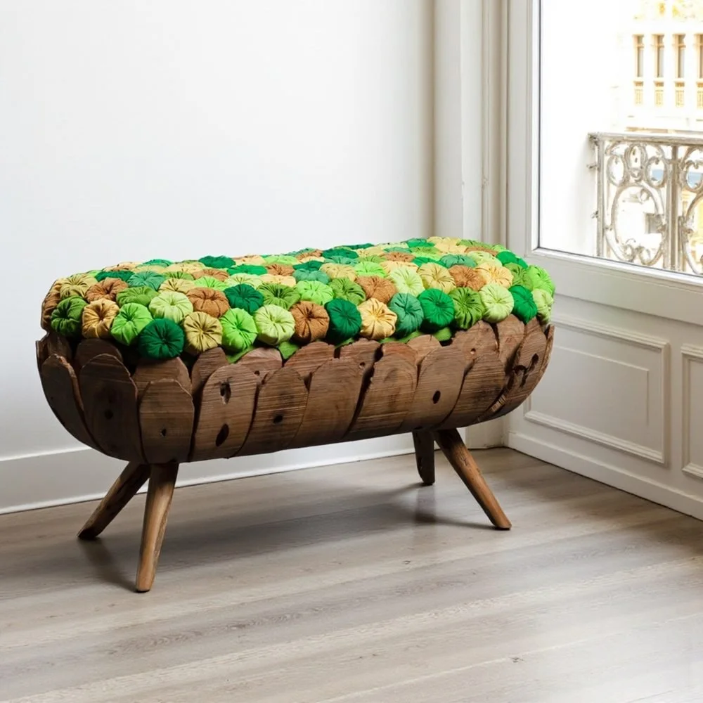 The Kaleida Pin Cushion Bench