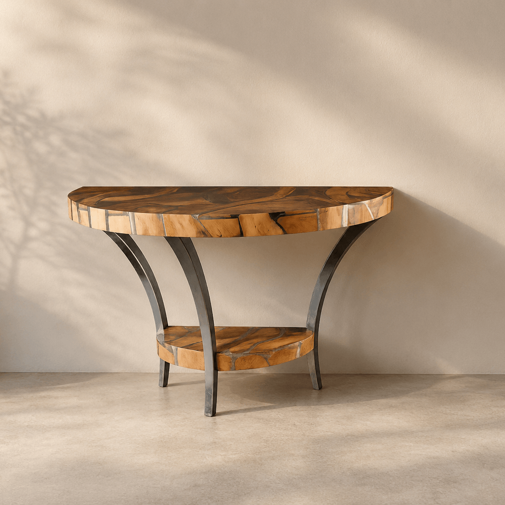 The Kintsugi Half-Moon Console