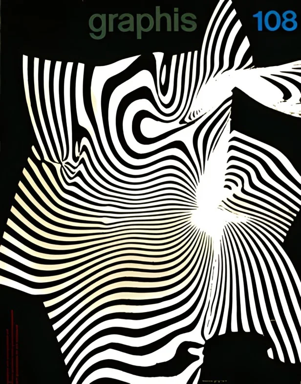GRAPHIS NO. 108, 1963 Cover: Franco Grignani
