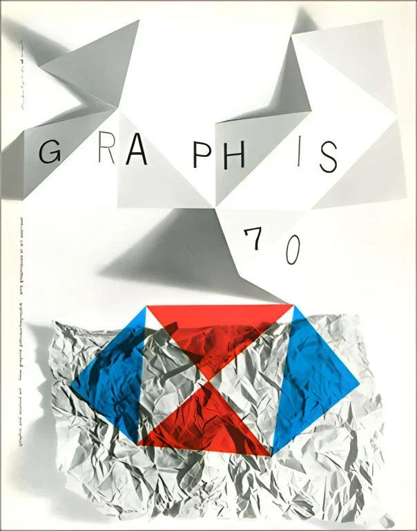 GRAPHIS NO.70, 1957 Cover:  Rudolph de Harak
