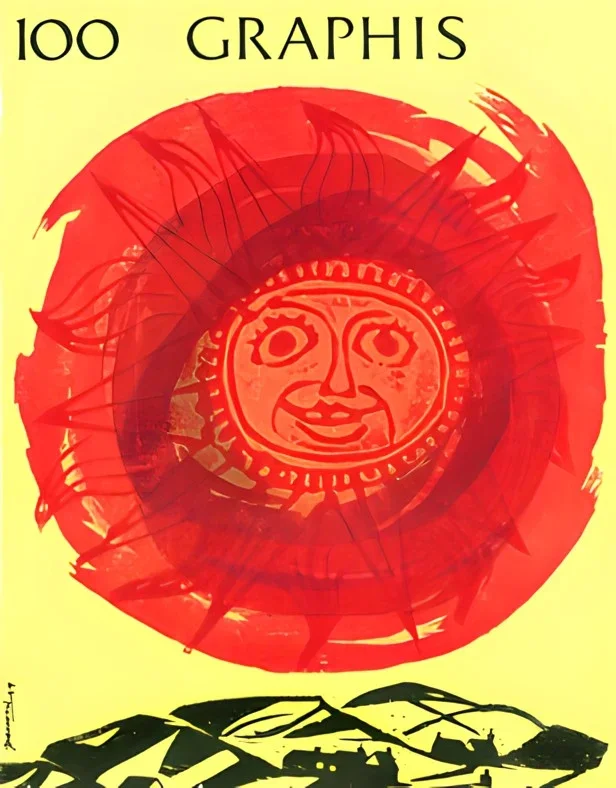 GRAPHIS NO. 100, 1962 Cover: Antonio Frasconi