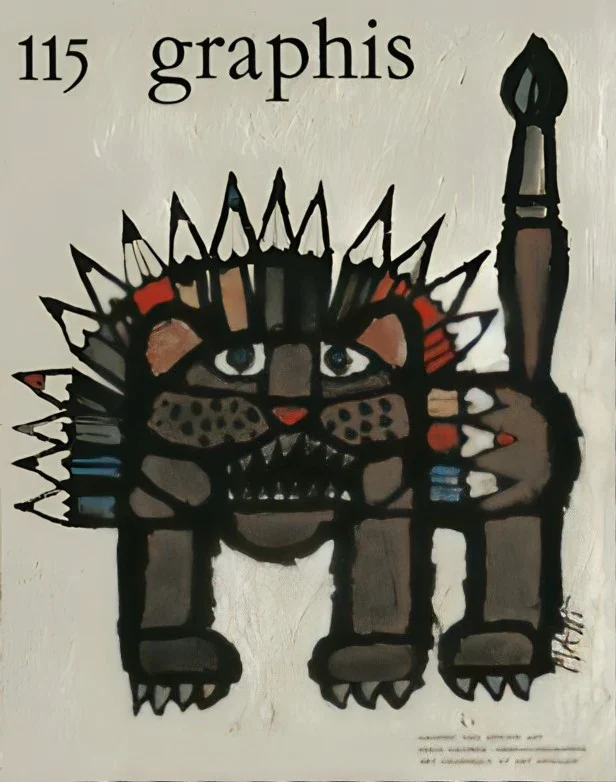 GRAPHIS NO. 115, 1964 Cover:  ‎Celestino Piatti