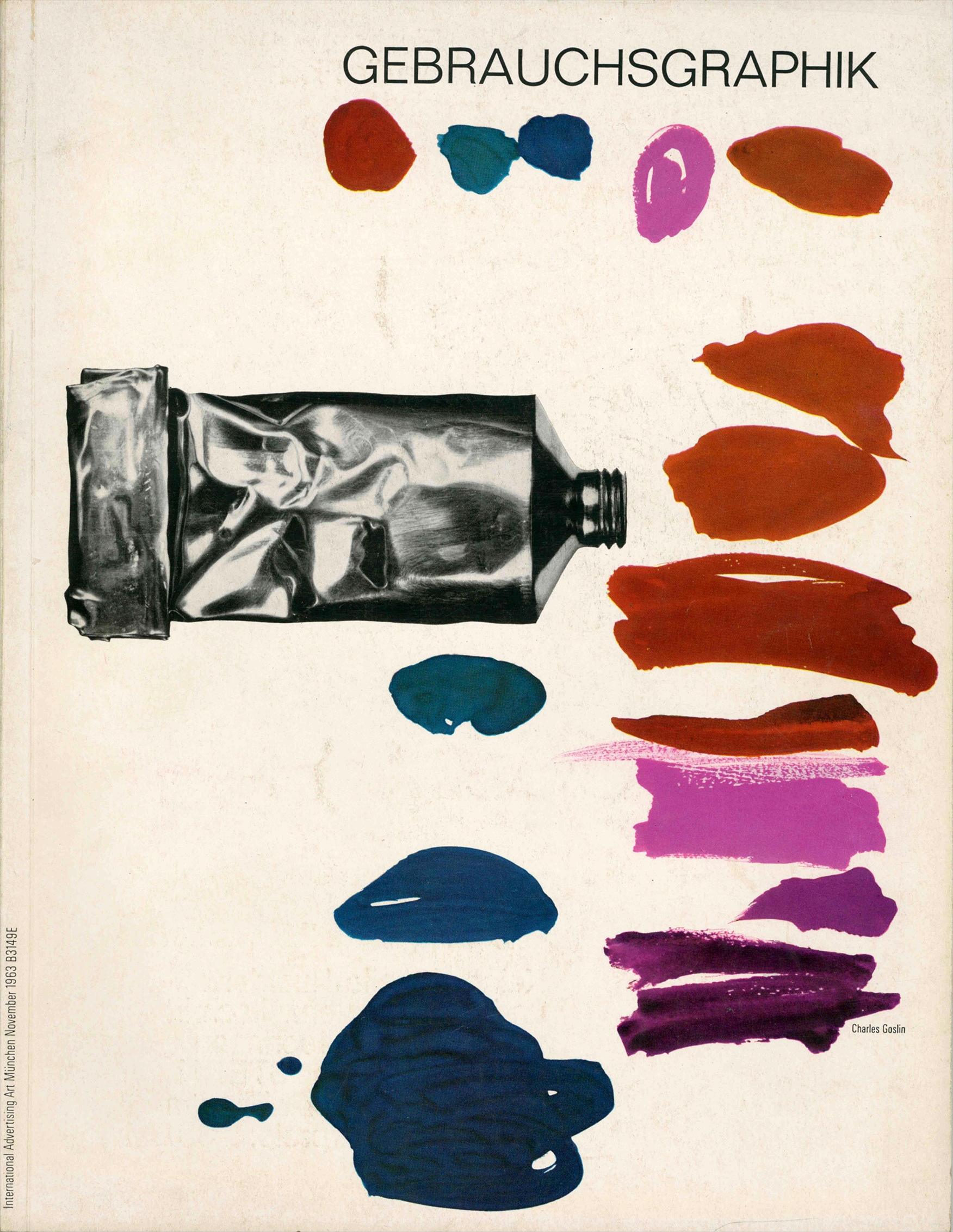 Gebrauchsgraphik, 11, 1963. Cover: Charles Goslin