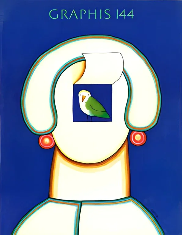 GRAPHIS NO. 144, 1969 Cover:  Josse Goffin