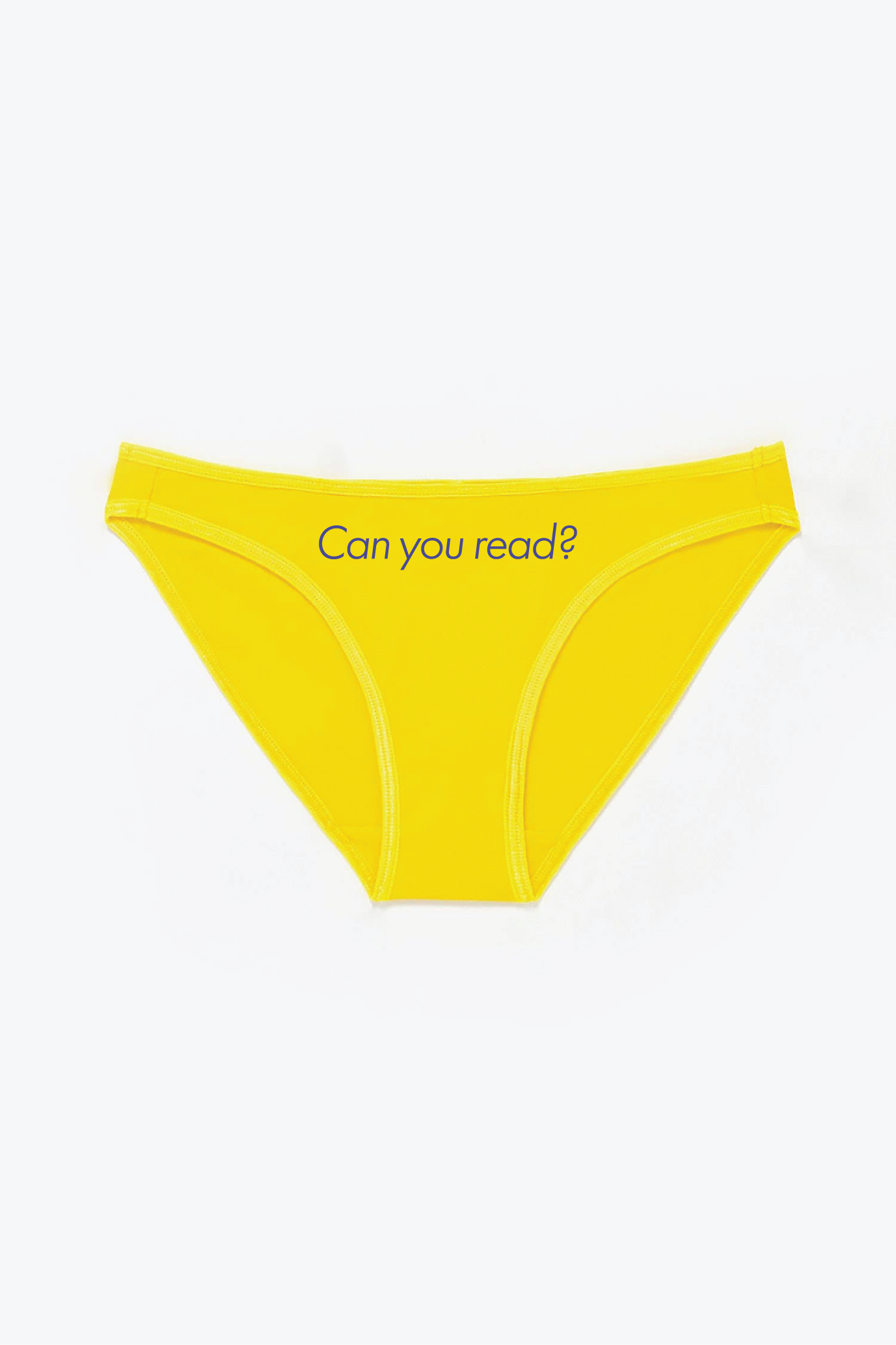 Can you read? Post-it panty