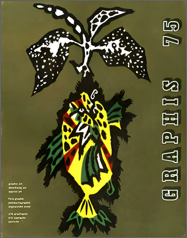 GRAPHIS NO.75, 1957 Cover: Jean  Lurçat