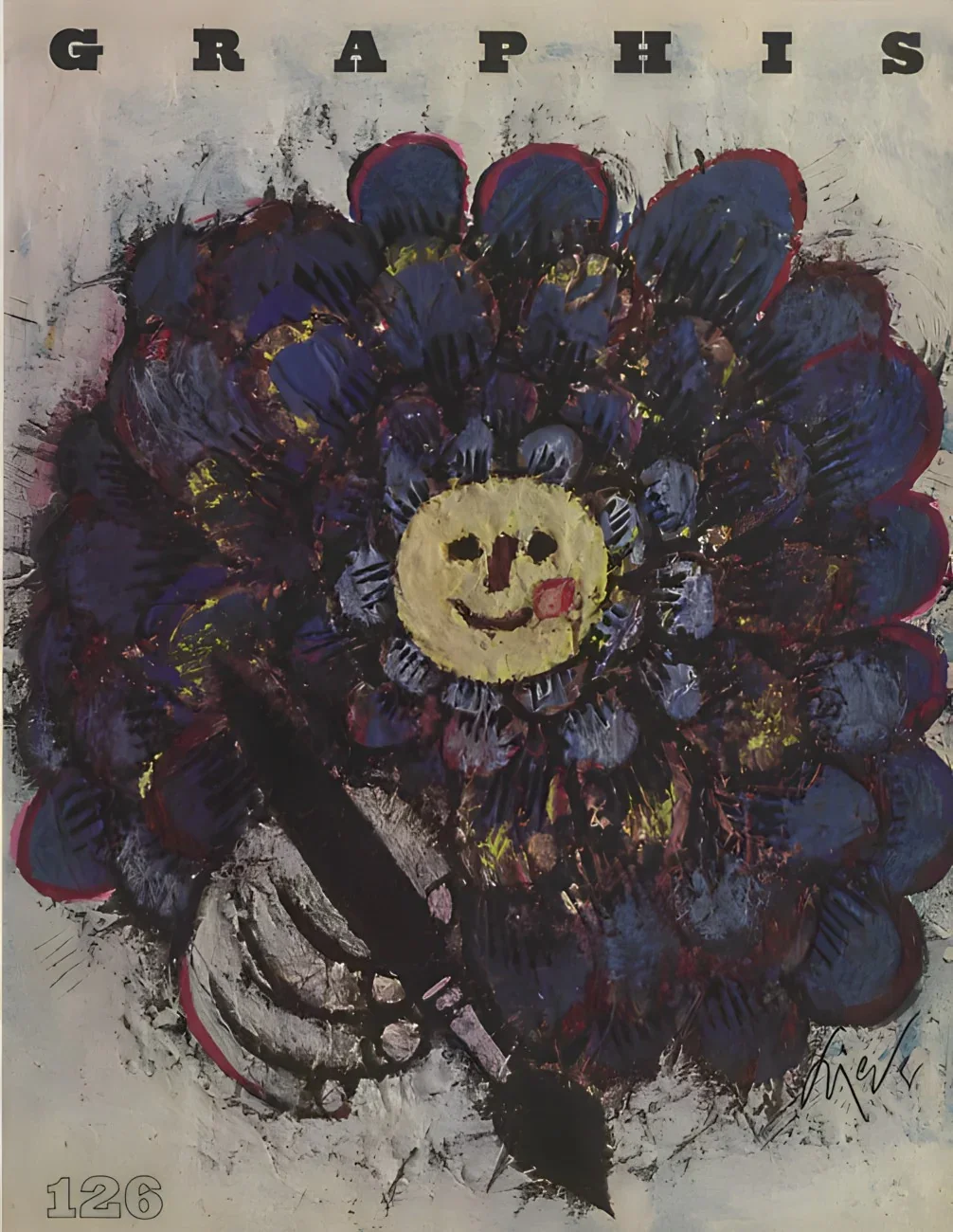 GRAPHIS NO. 126, 1966 Cover: Walter Grieder