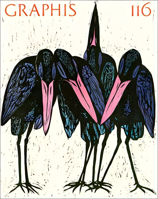 GRAPHIS NO. 116, 1964 Cover:  ‎Eduard Prüssen