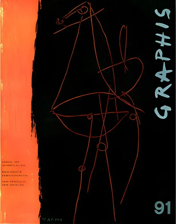 GRAPHIS NO. 91, 1960 Cover: Marino Marini