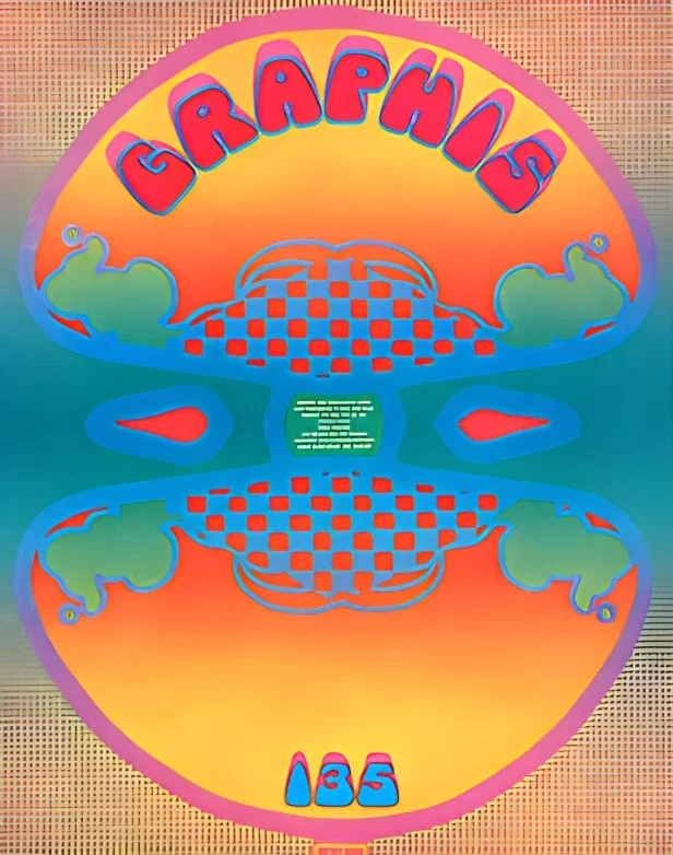 GRAPHIS NO. 135, 1967 Cover: Peter Max