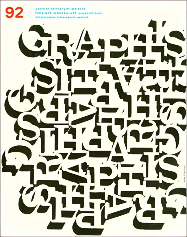 GRAPHIS NO. 92, 1960 Cover: Alan Fletcher
