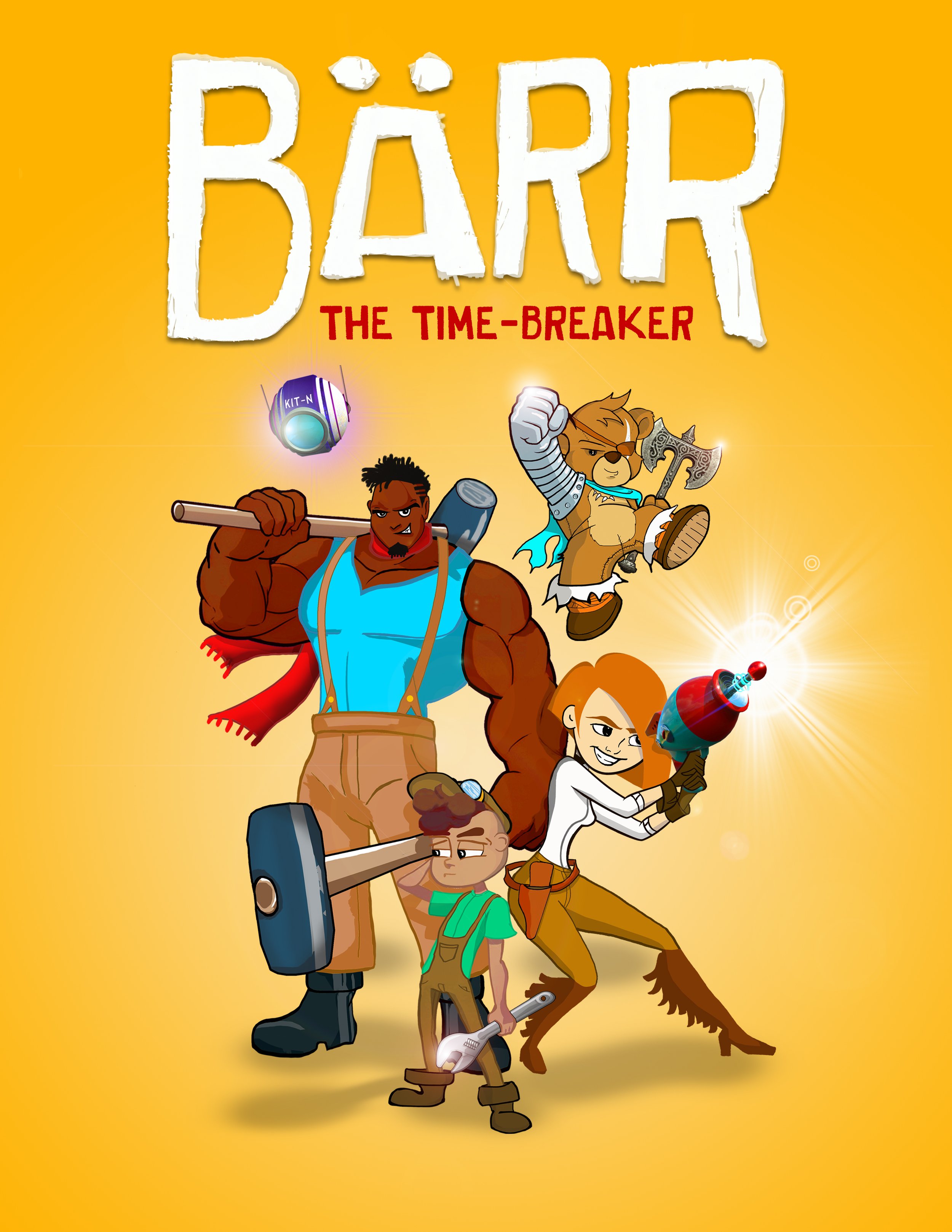 Cover design for children's animated series pitch deck