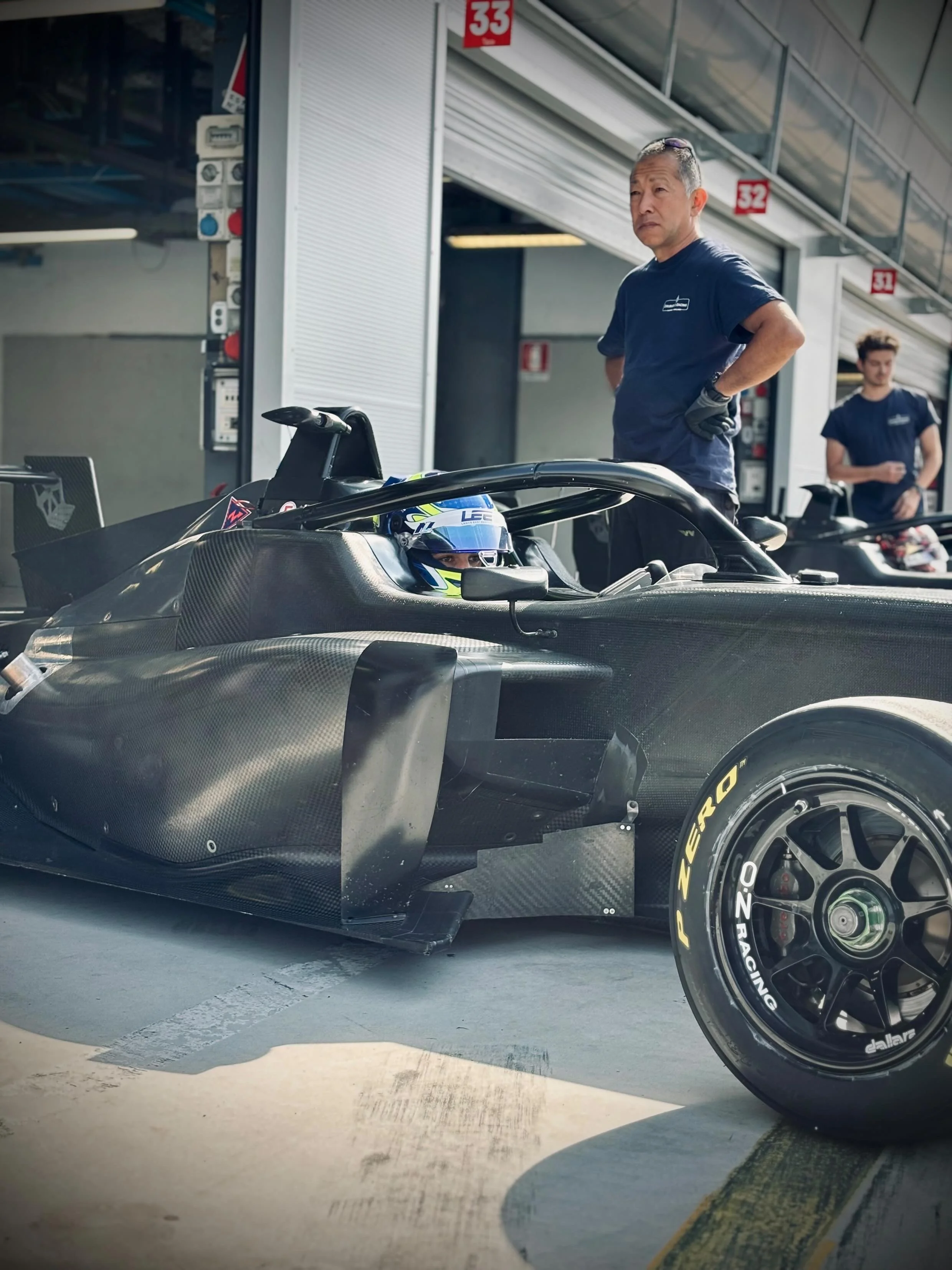 Noah testing Eurformula open at Monza.