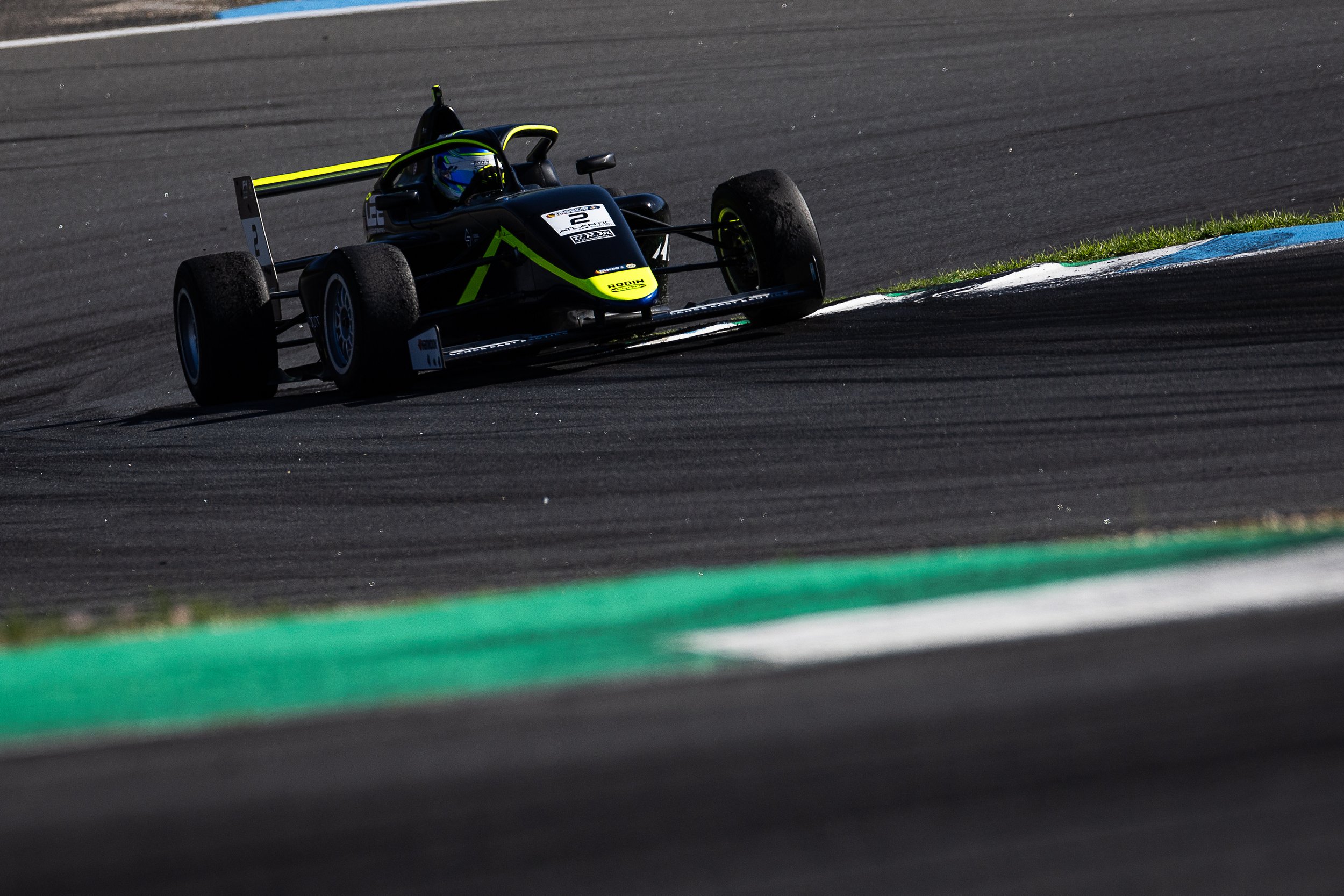 Through the chicane at Estoril in F4 Spanish Championship.