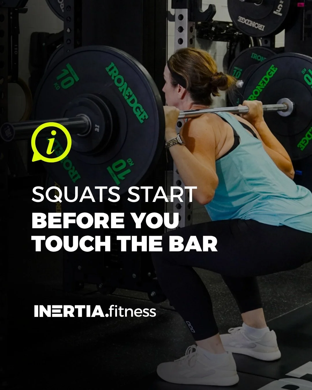 Small warm up changes = big difference in performance 🔥 

Swipe through to learn why it works and how it can improve your squats immediately 😮&zwj;💨 

#gym #fitness #gymeducation