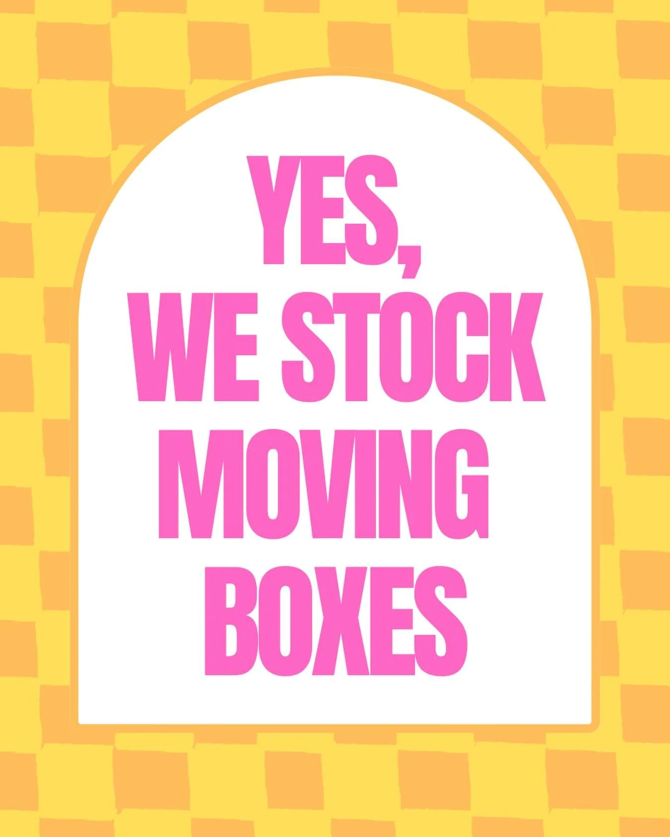 MOVING BOXES! Yes, we stock them! 🚚

Available in two sizes:
📦 Tea Chest - 430 x 300 x 600mm 
📦 Half Tea Chest - 430 x 300 x 300mm

PLUS packing tape, bubble wrap &amp; paper options for wrapping your fragile items 

⏰ 9am - 4pm weekdays

📍Factor