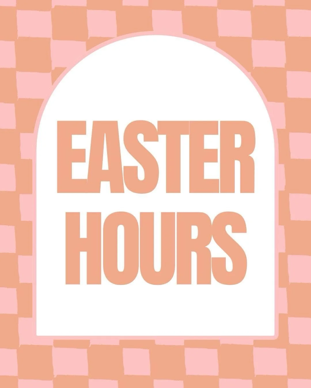 Easter Trading Hours 🐣🐰

Just a quick heads up that our store hours will be closed on all upcoming Public Holidays + weekends as usual.

Every other day, we&rsquo;ll be here 9am - 4pm as usual!