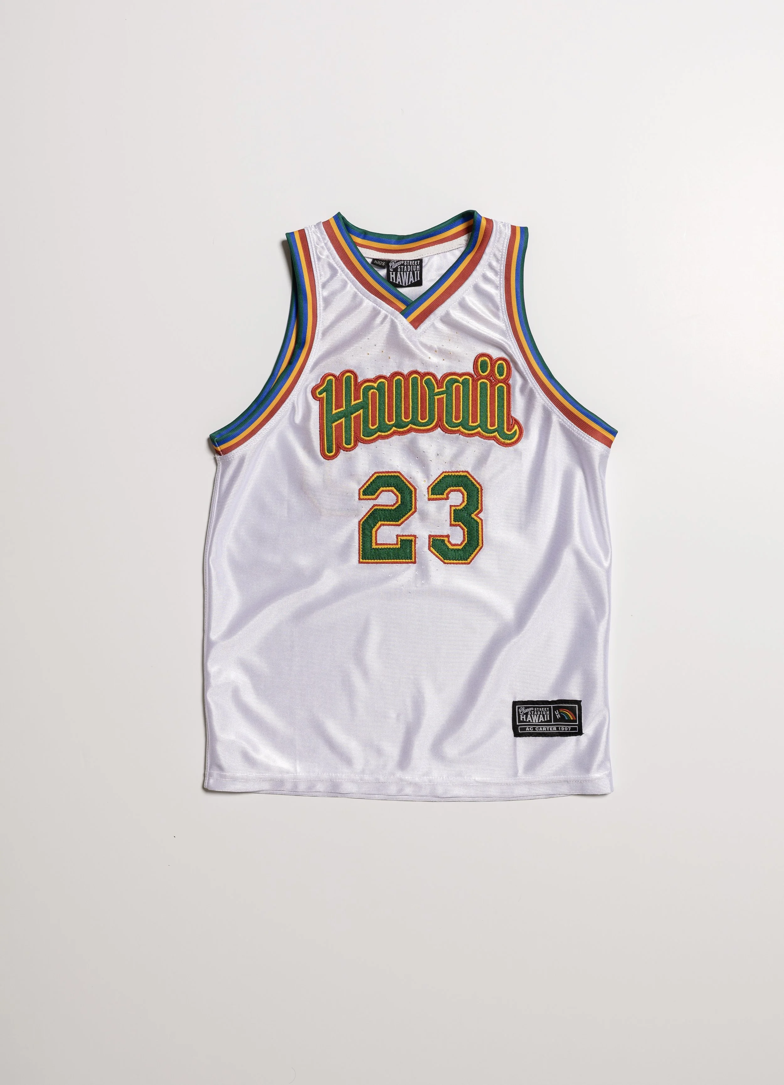 (Keiki) Bookstore Edition  Anthony "AC" Carter University of Hawaii Rainbows Basketball Jersey