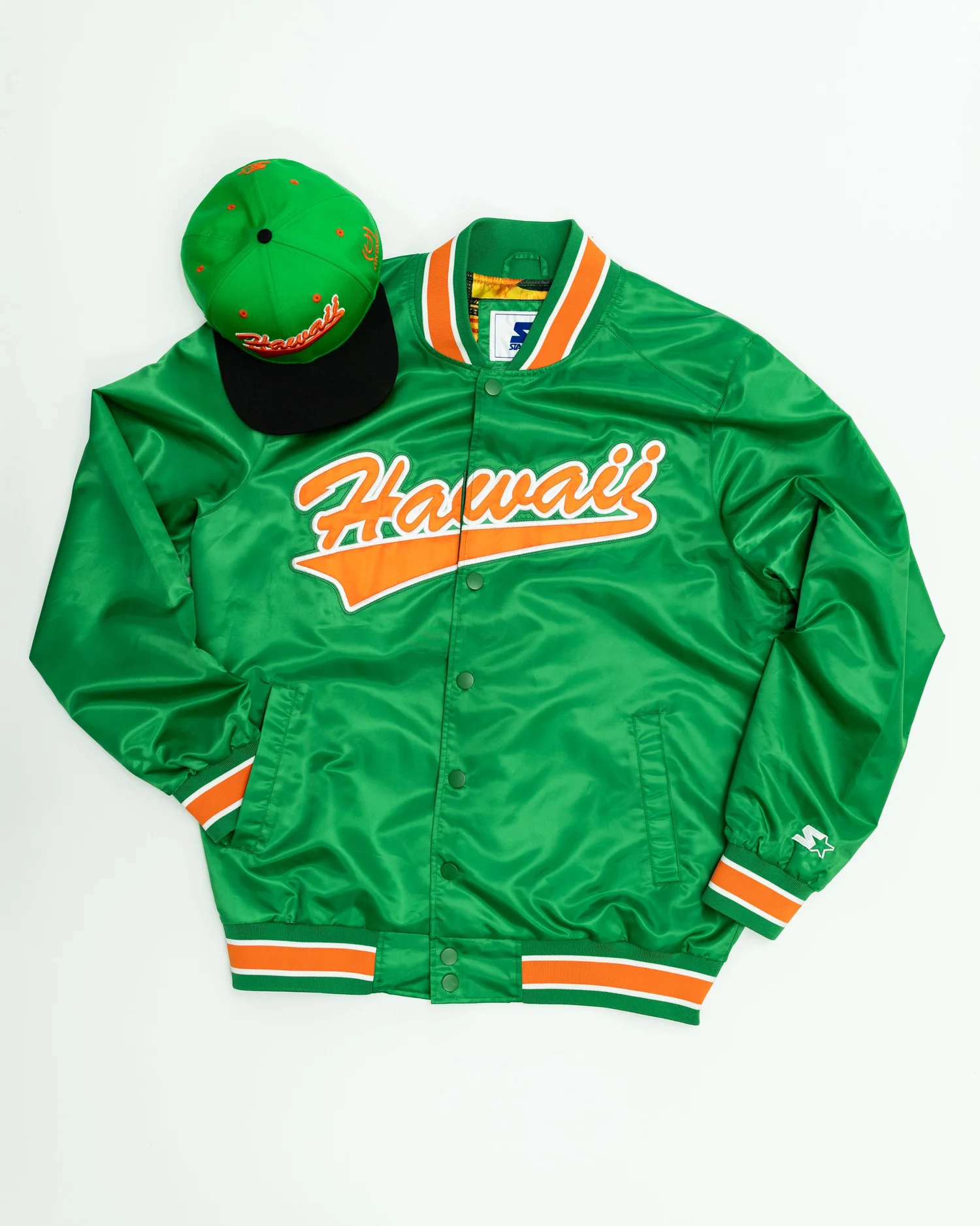 OQSS X Starter U.H. Legacy Baseball Jacket — The Hawaii Sports Museum