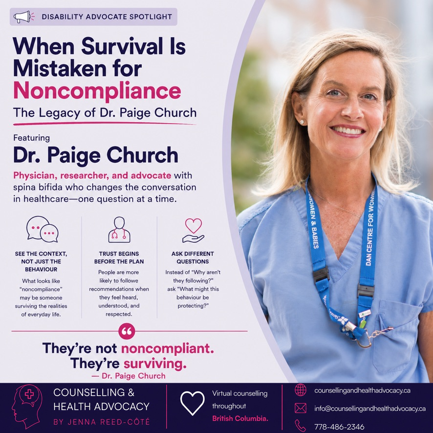 When Survival Is Mistaken for Noncompliance: The Legacy of Dr. Paige Church