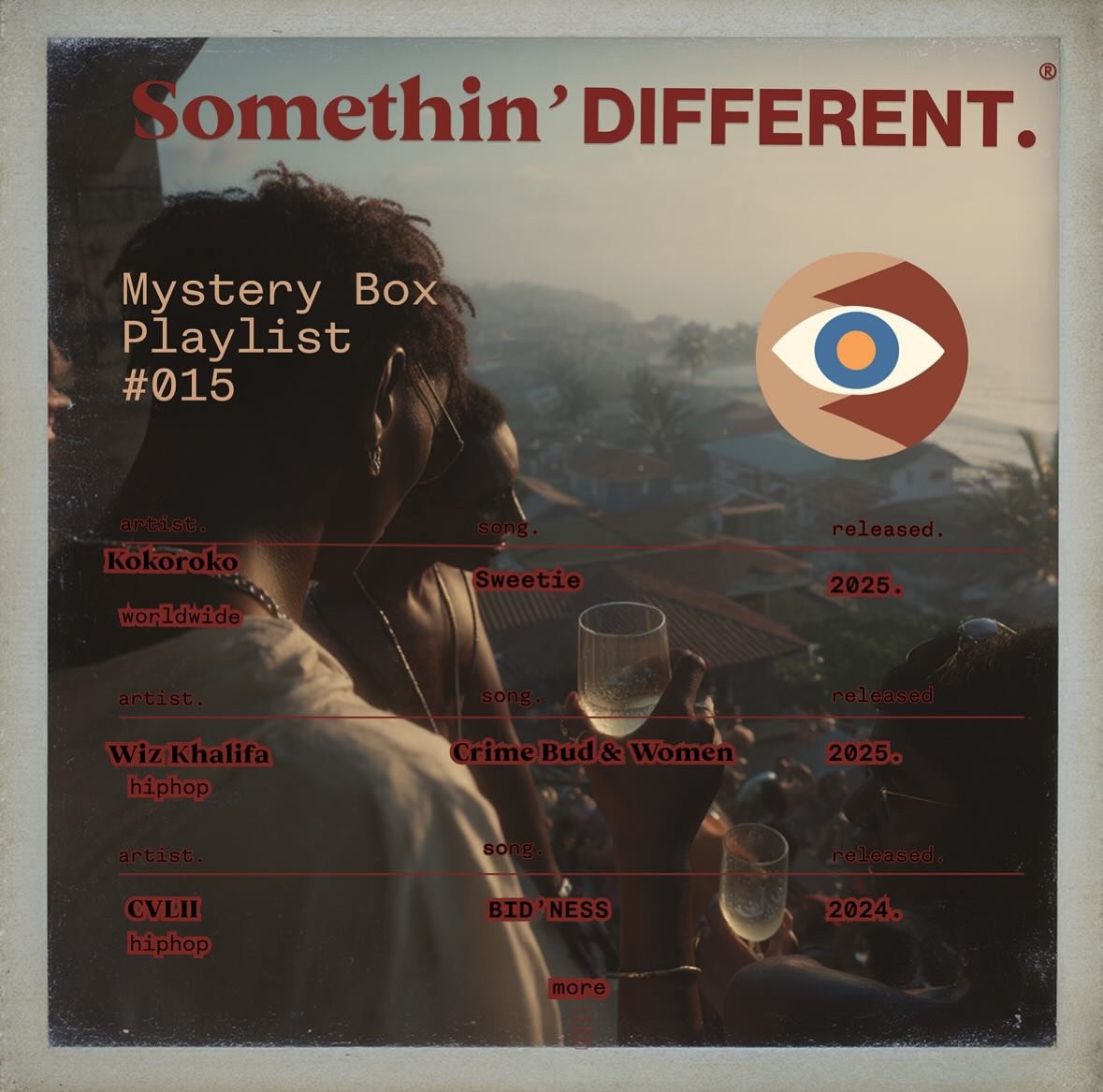 New playlist alert!  Somethin&rsquo; Different is here to inspire your May. ✨ 

As we move towards summer, may all your goals be accomplished as you bloom with grace!!

MYSTERY BOX PLAYLIST #015 

link in bio 🔗 

🆕 ❔📦👁️
