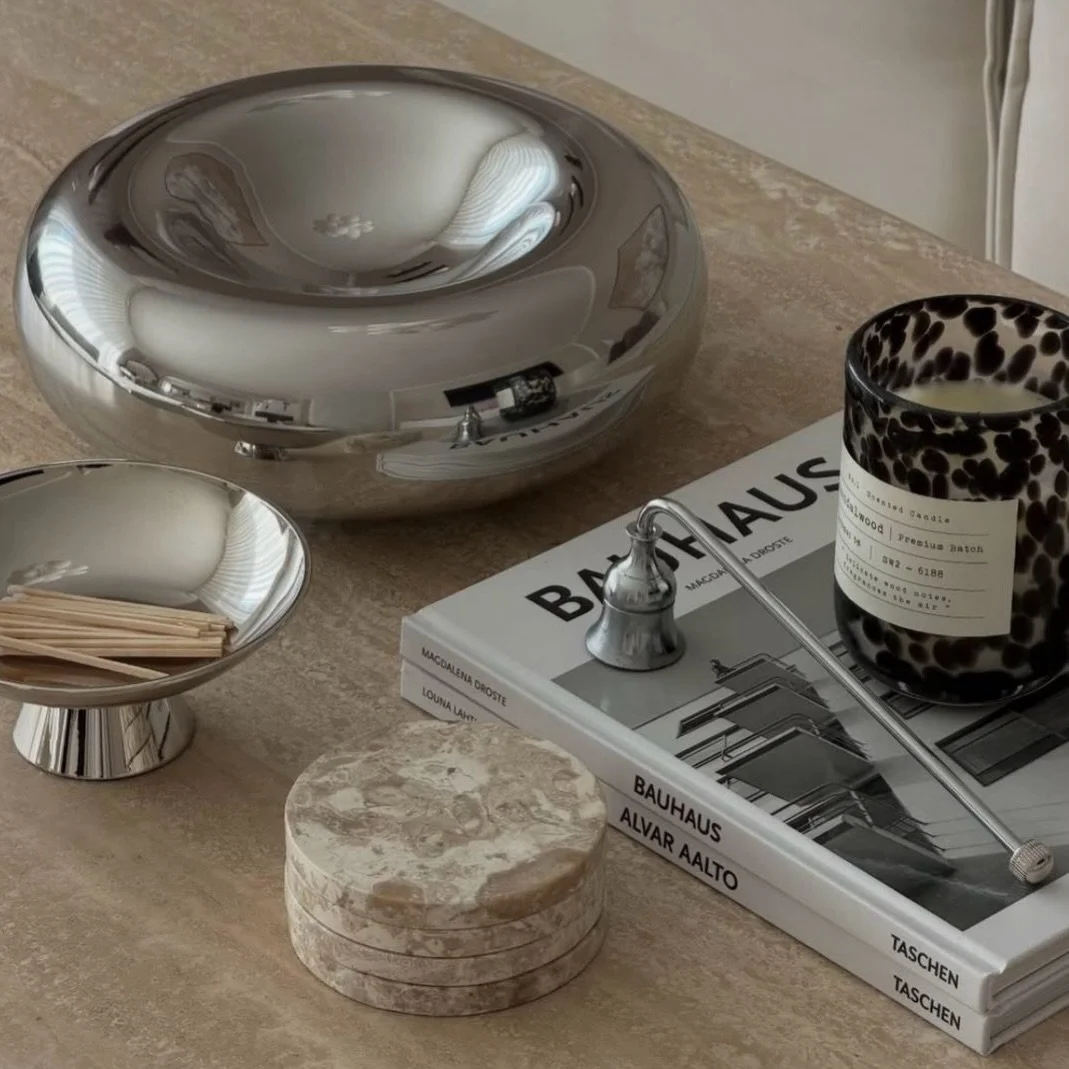 Soft tones and considered details.