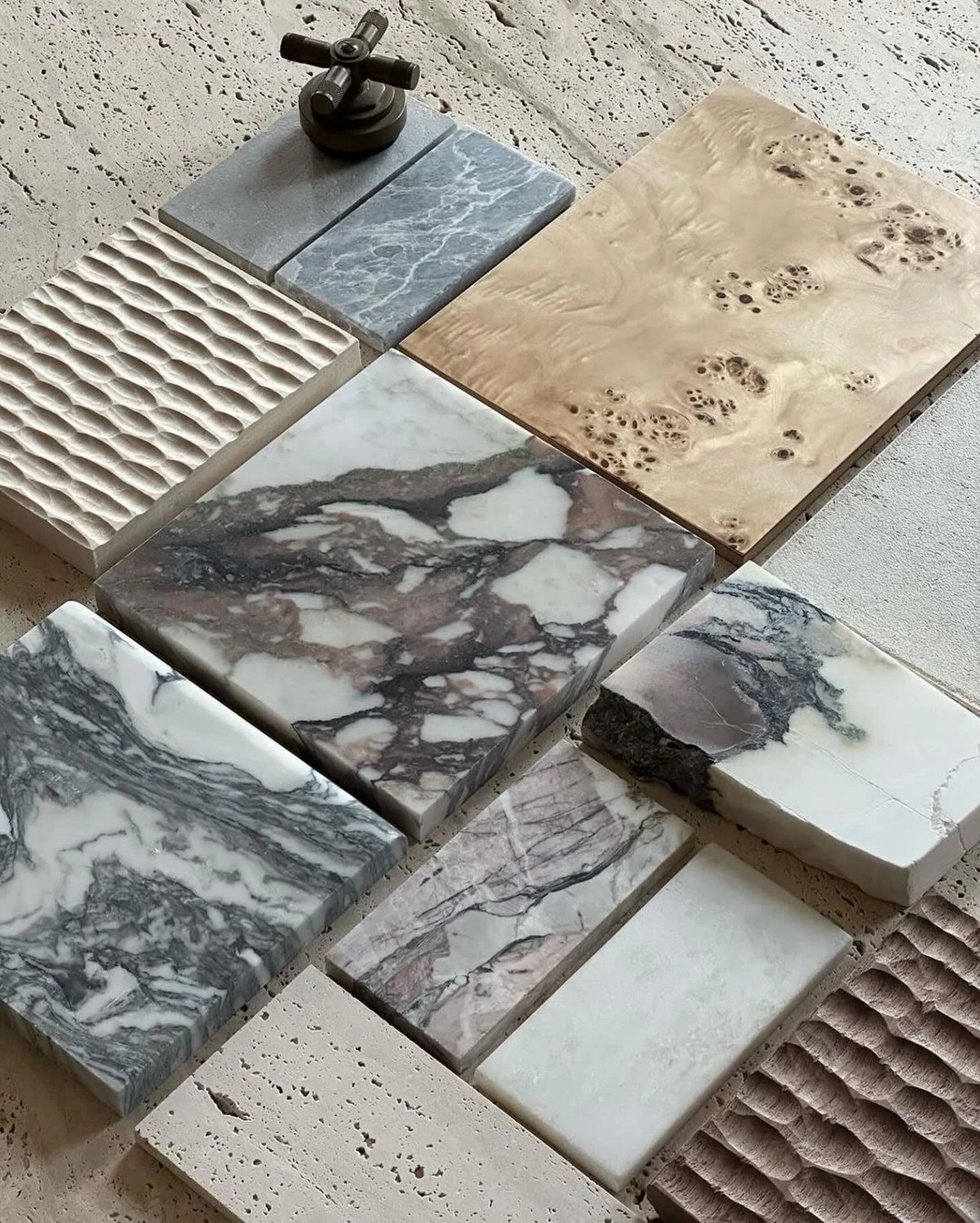 Material, first.
Everything else follows.