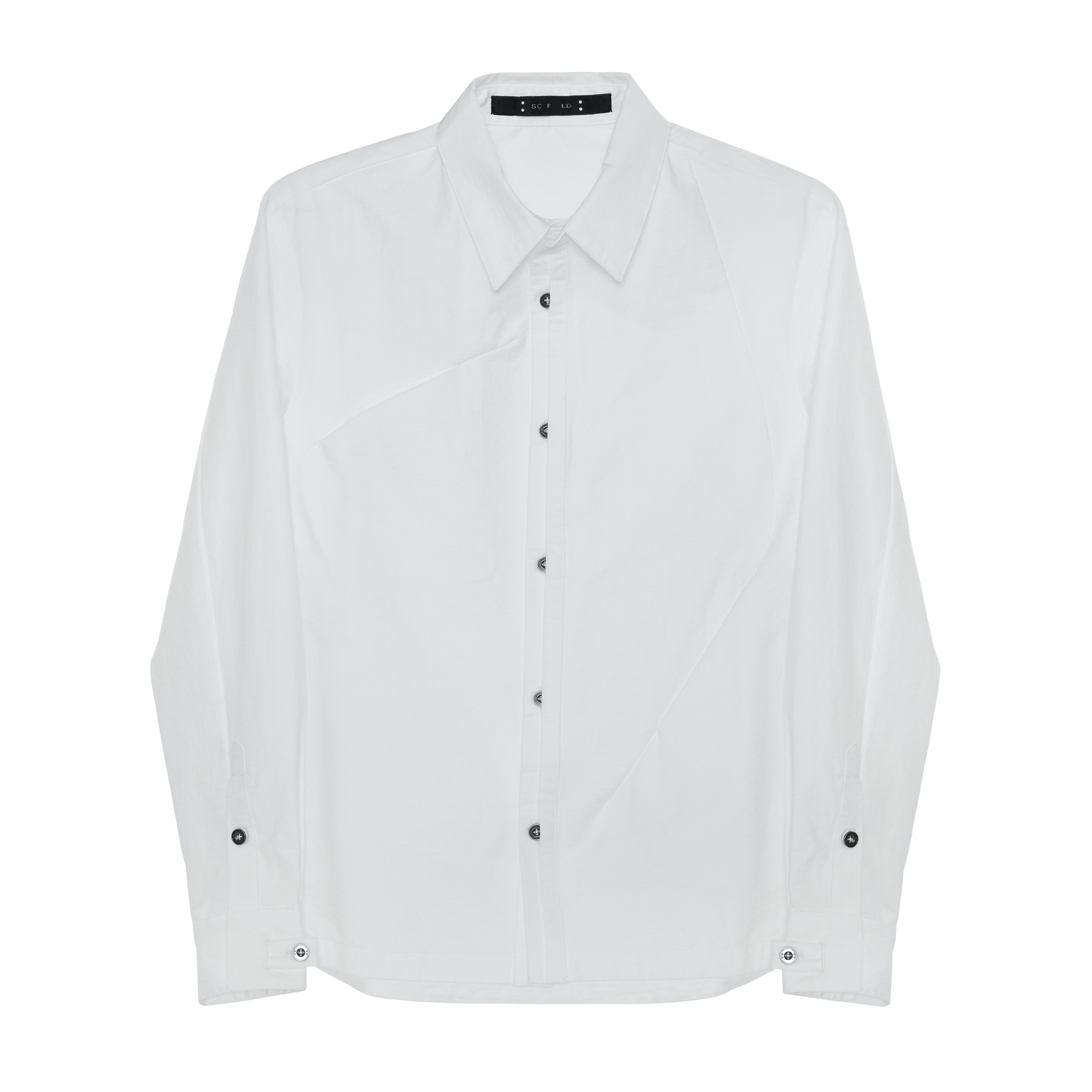 SLIT OVERSHIRT - WHITE