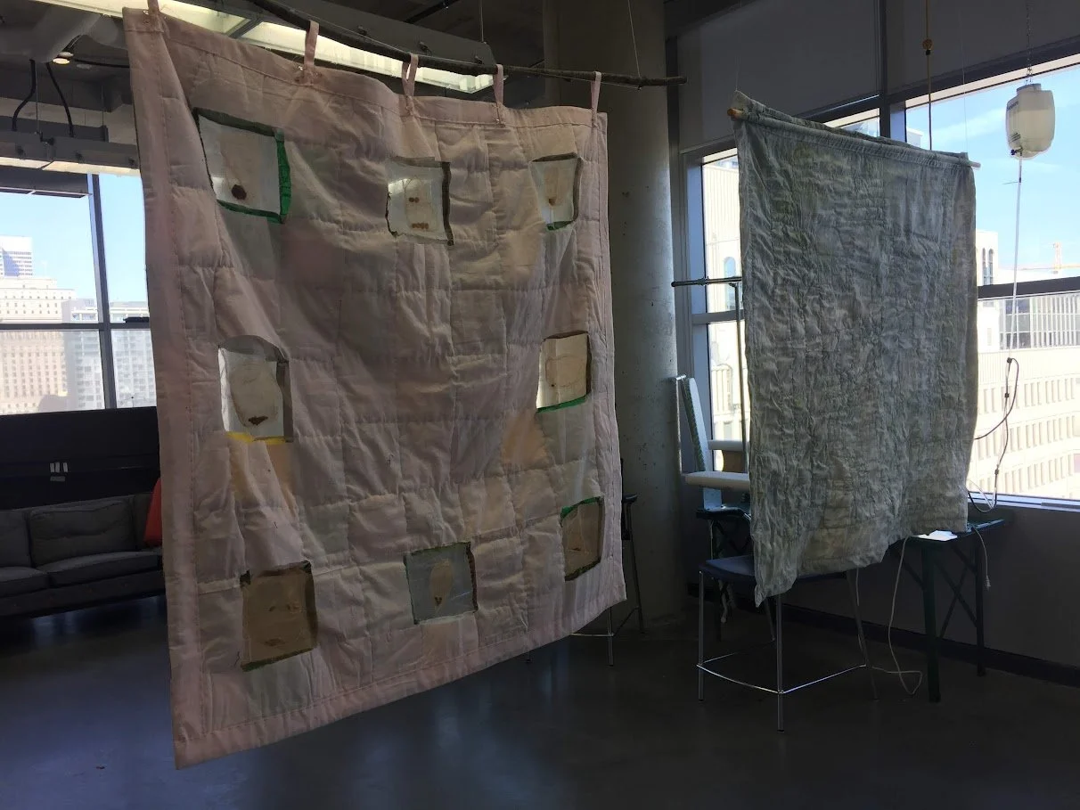  Backs of  Seed Quilt  and  Seed Quilt 2   2019 