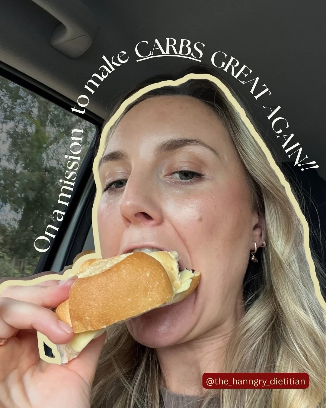 Let&rsquo;s make carbs great again 🫡 

And unlearn diet cultures fear mongering ❤️ 

What do YOU want to know about carbs? Let me know in the comments ⬇️⬇️