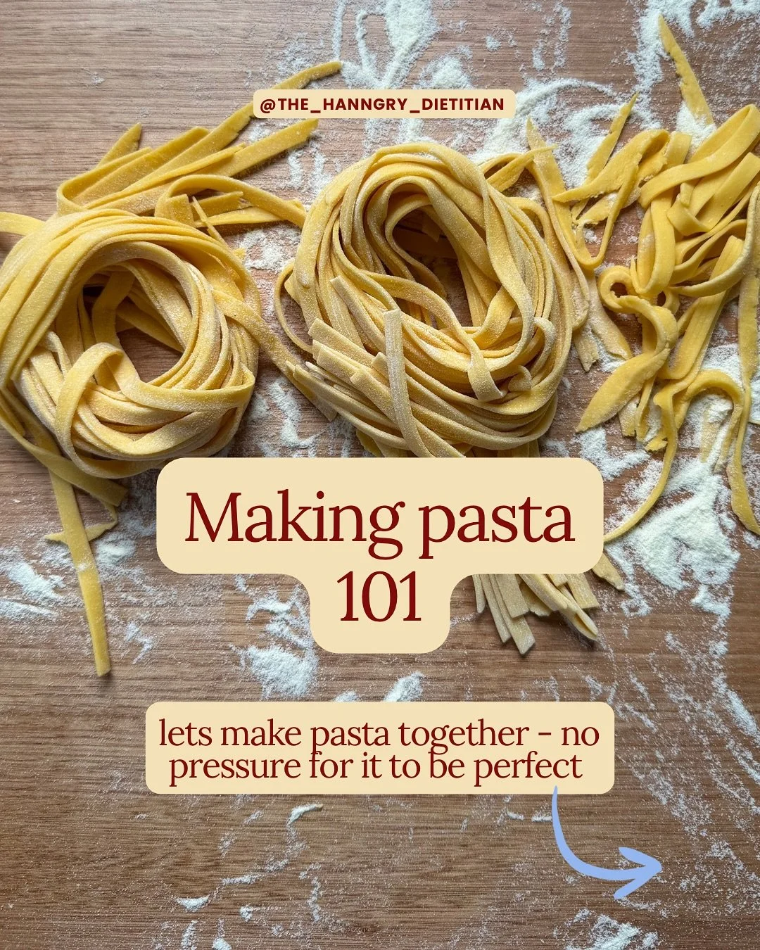 PASTA 101 🍝

If you&rsquo;re healing your relationship with food, slowing down in the kitchen can be a way to reconnect, not to rules or perfection, but to build curiosity, a sense of safety and maybe even a bit of joy.

Making pasta is one of my fa