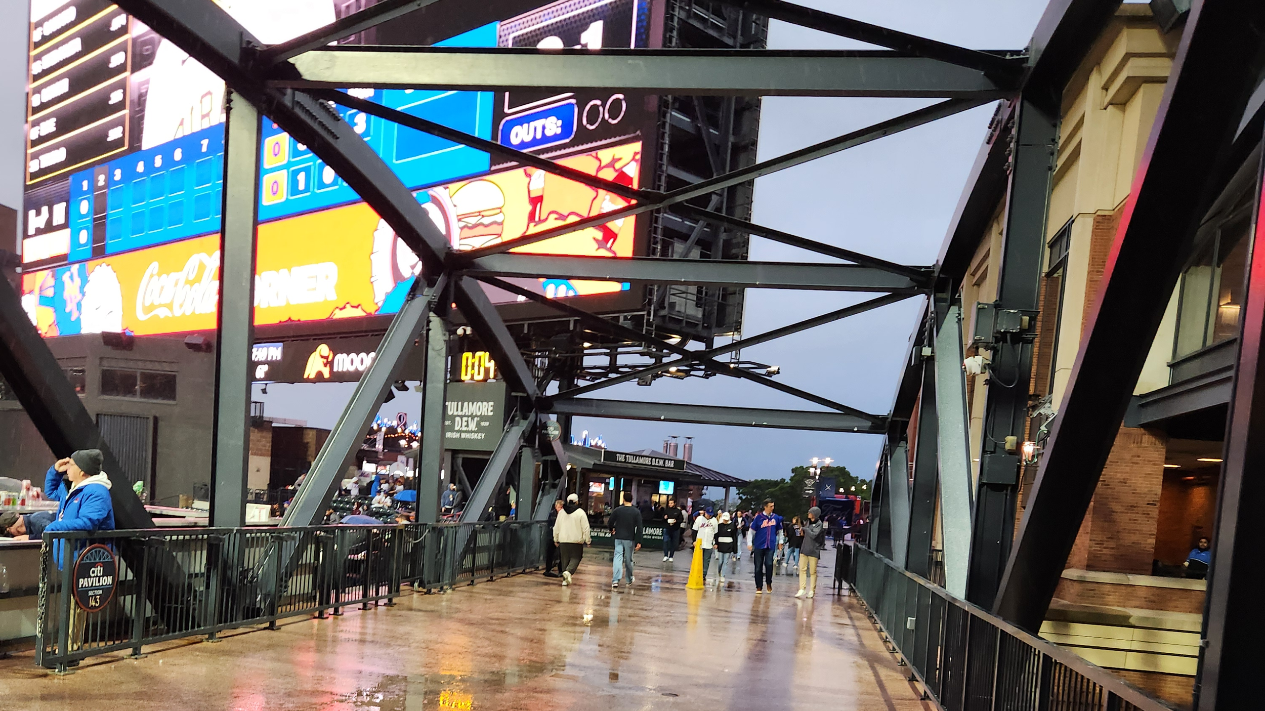Half Marathon on the Citi Field concourse