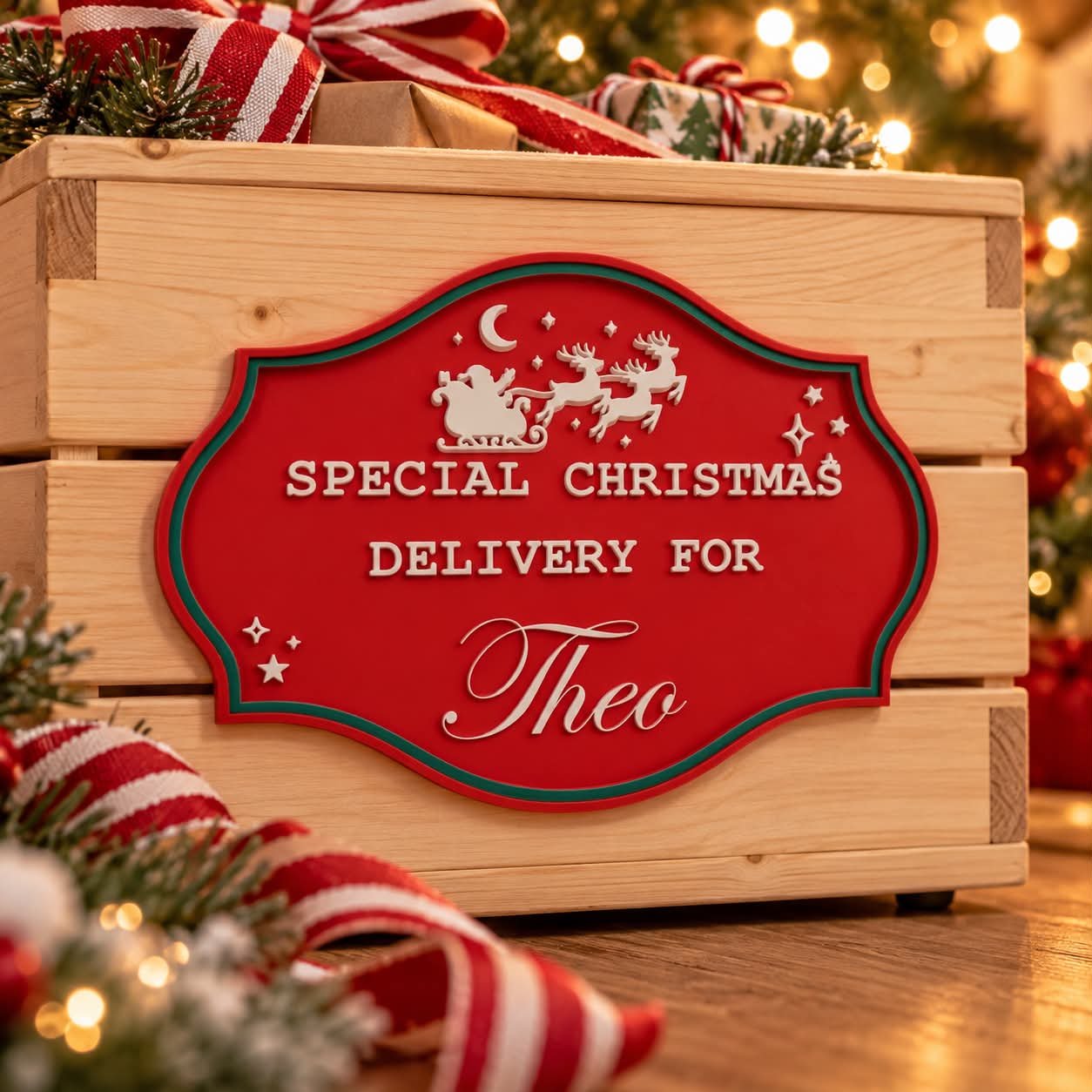 Personalised Special Delivery Plaque