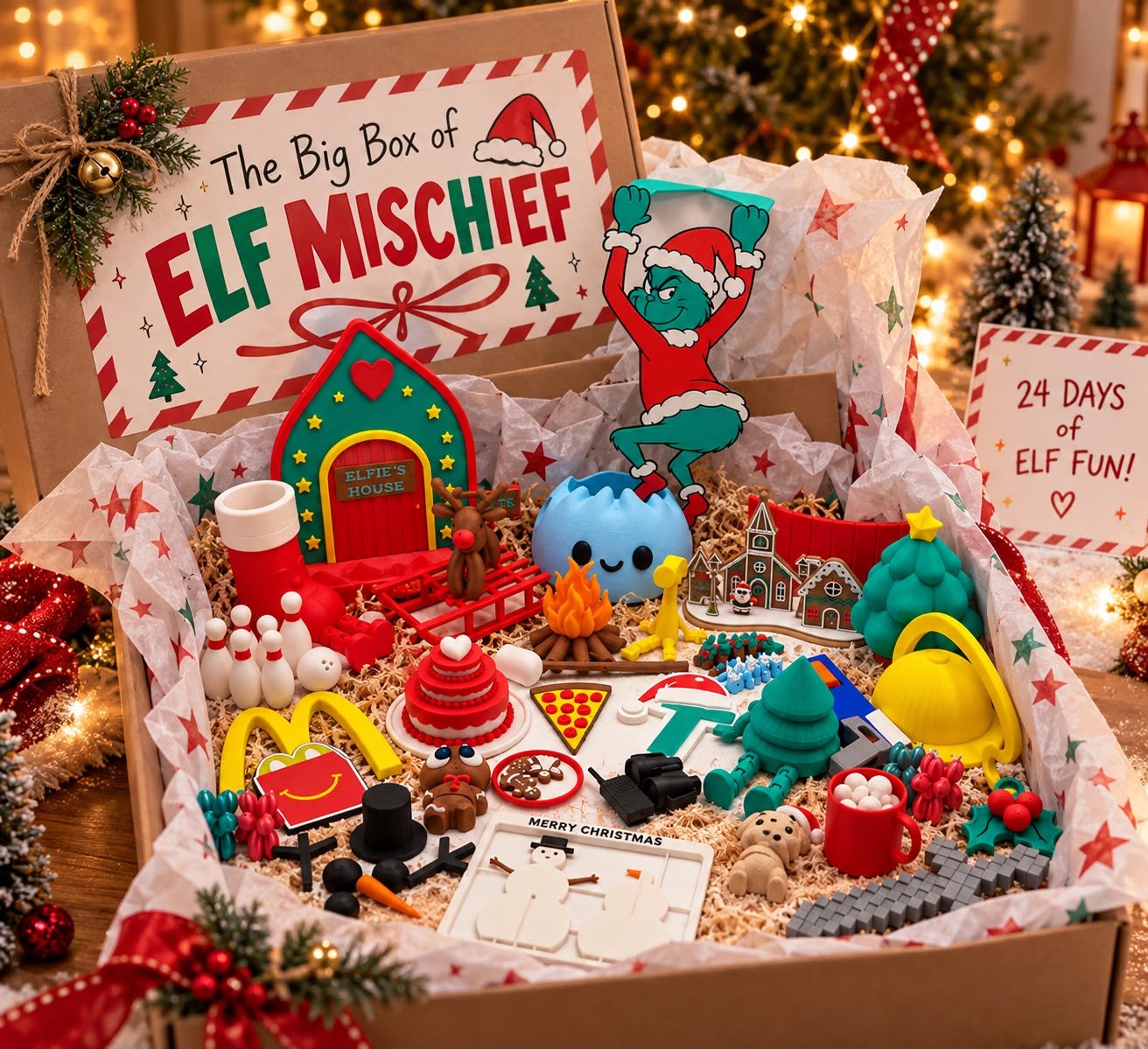 Big Elf Box of Mischief - 24 Days of Elf Magic