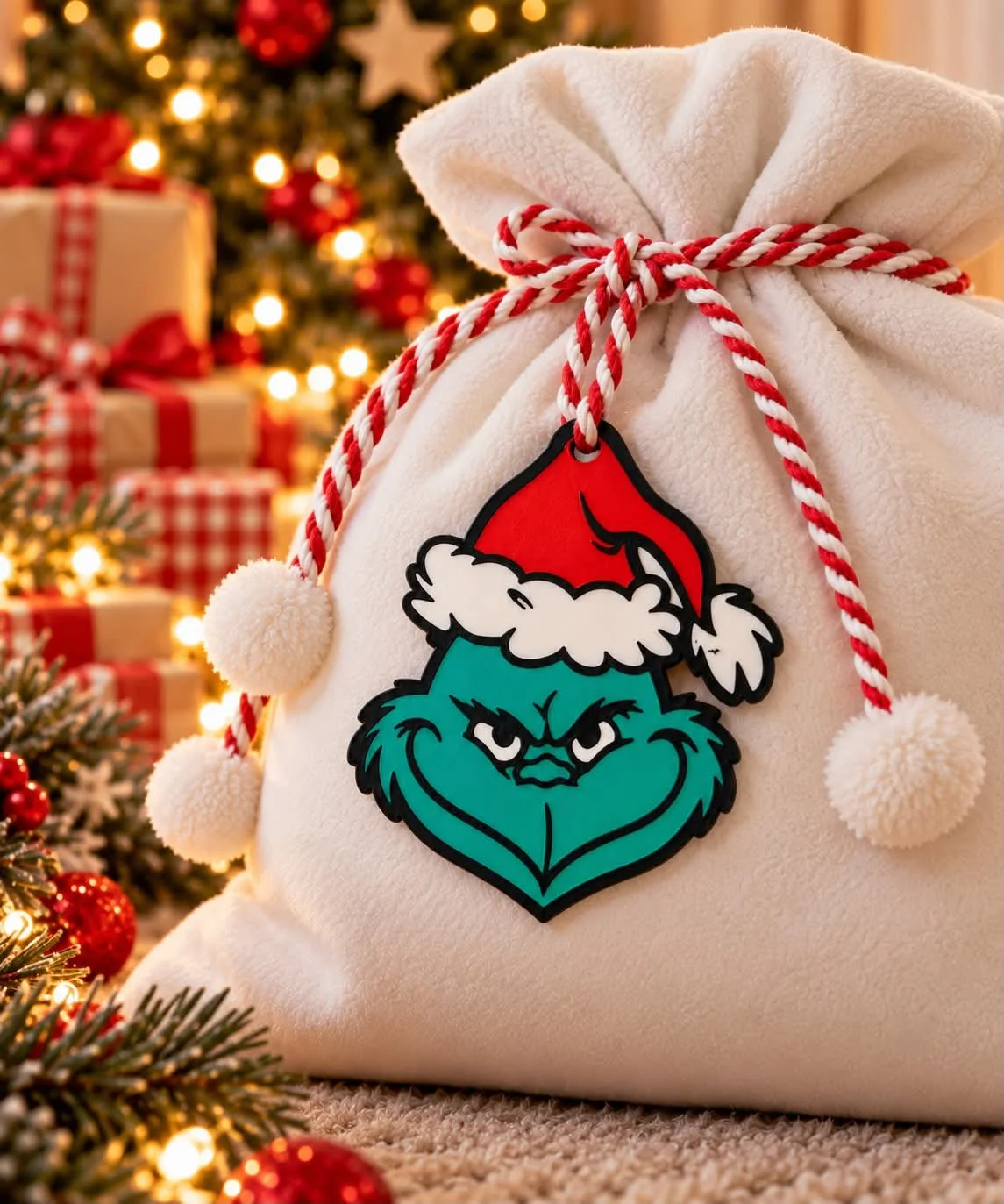 Personalised Grinch Tag
