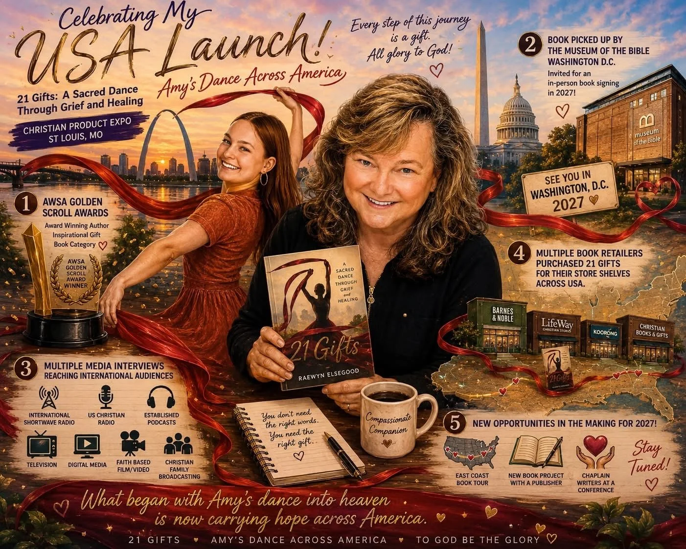 USA Launch of 21 Gifts a huge success